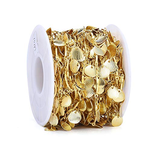 18K Gold with Shell