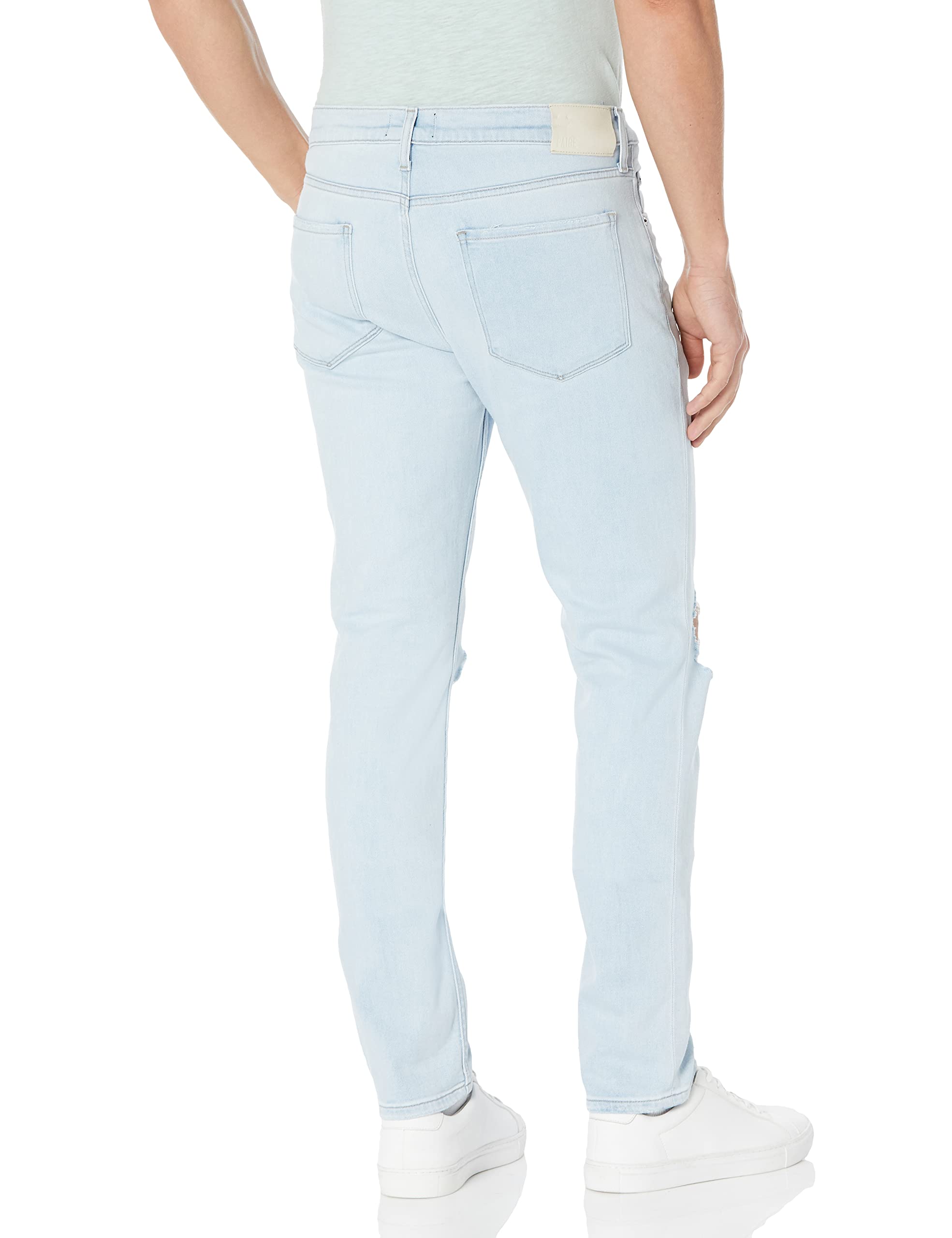 PAIGE Men's Lennox Julius Jeans - Slim Fit Stretch Denim Pants for Casual & Business Wear | Comfortable & Stylish for Everyday Use, Office, and Night Out
