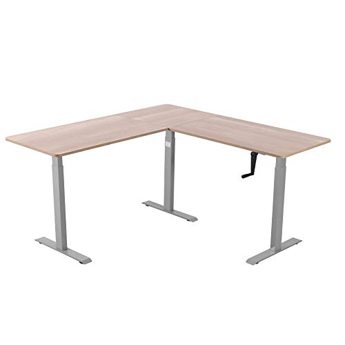 Grey Frame/Antique Oak Top