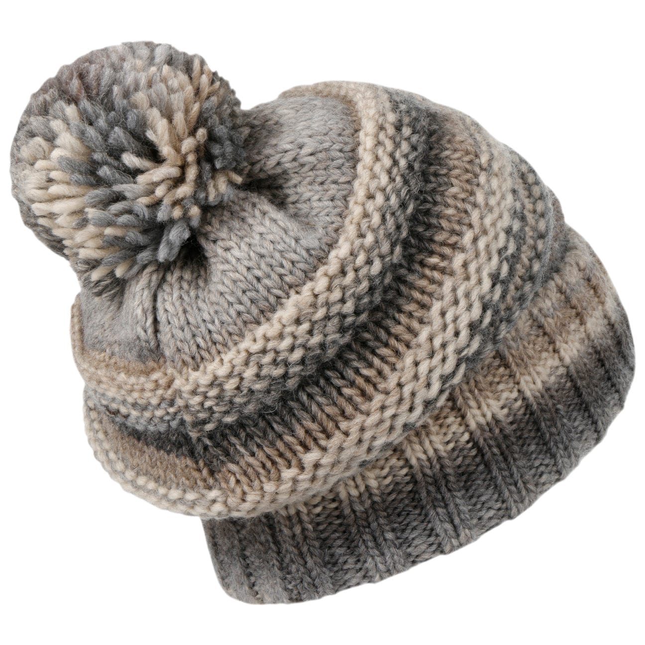 Lierys Faux Fur Pompom Beanie - Soft Winter Knit Hat for Women & Men - Cozy Cold Weather Accessory for Skiing, Snowboarding & Outdoor Activities
