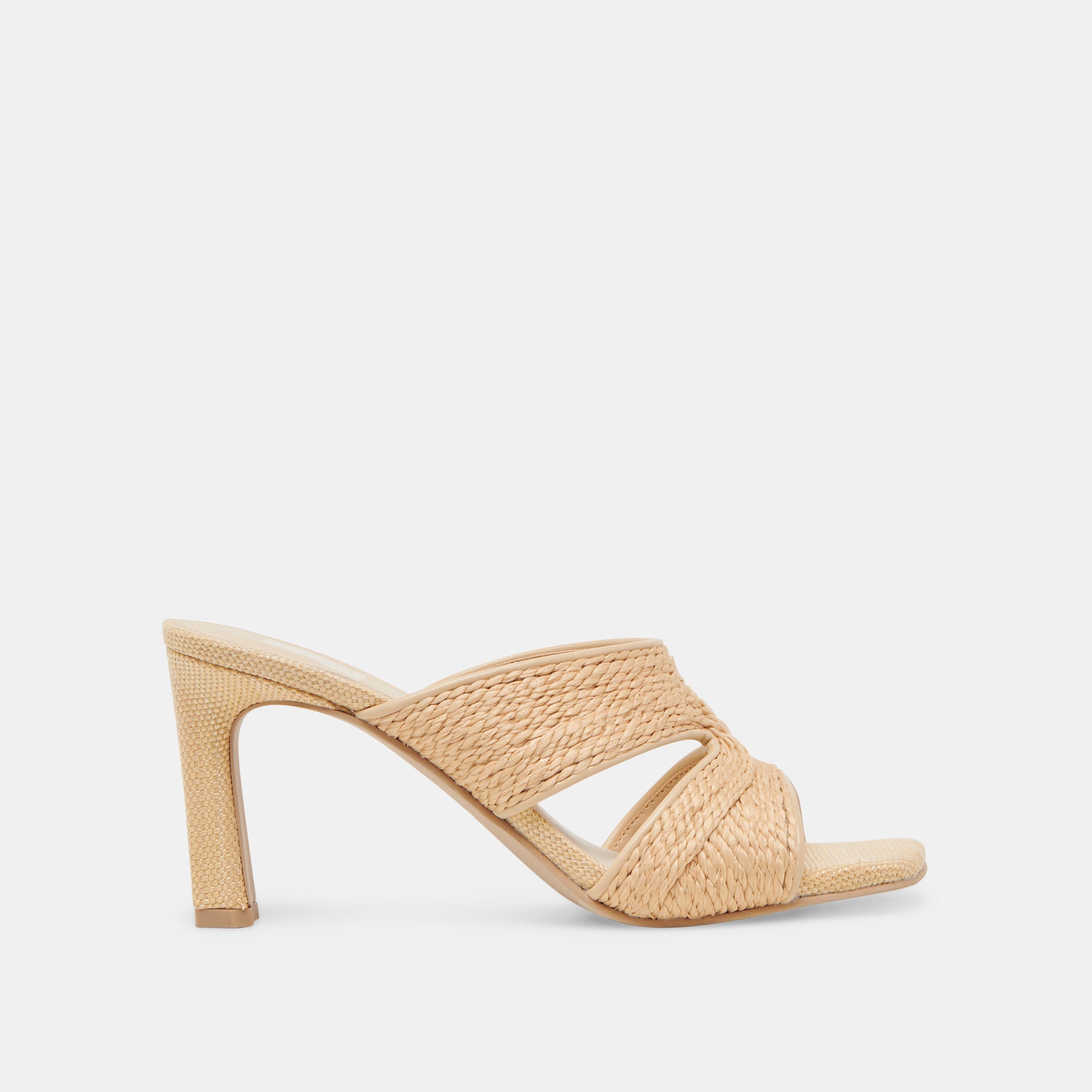GITEL Women's Natural Raffia High Heels Sandals - Comfortable Summer Wedges for Beach, Party, and Casual Wear