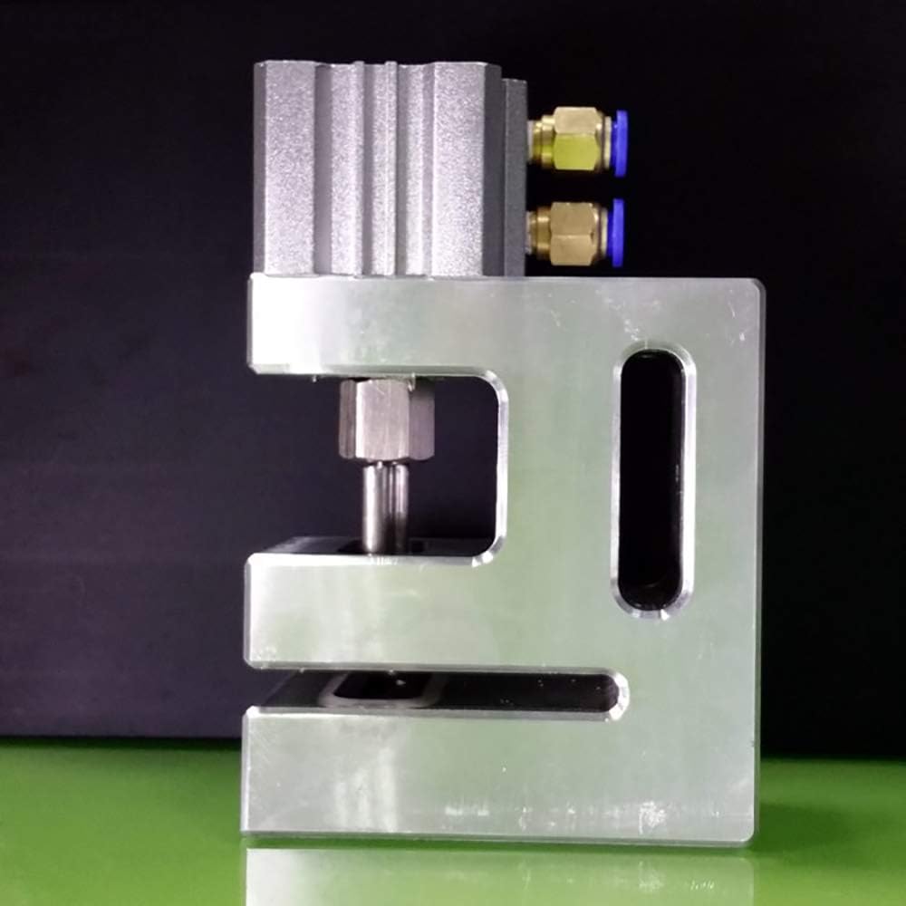 Butterfly Shape Pneumatic Hole Punch Machine for PE PO OPP PPE CPE Plastic Bags - Air Powered Punching Tool for Packaging & Manufacturing (S25) - Ideal for Plastic Bag Production, Industrial Packaging & Labeling