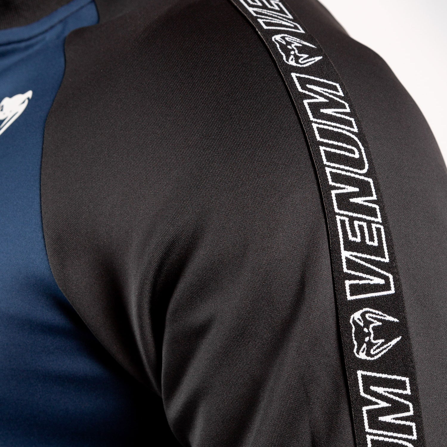 Venum Club 212 Track Jacket - Navy Blue & Black | Lightweight Training Jacket for Men | Perfect for Gym, Running & Outdoor Sports