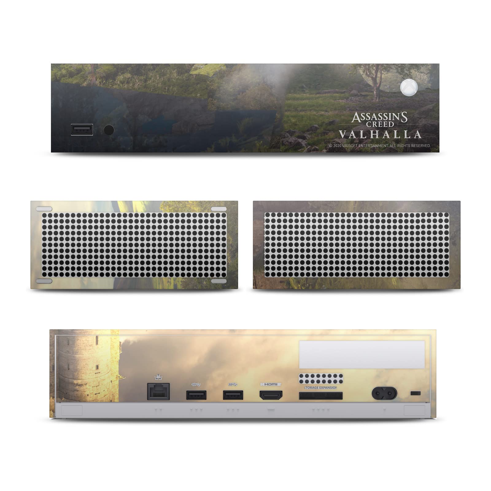 Officially Licensed Assassin's Creed Eivor Raid Leader Vinyl Sticker Skin for Xbox Series S Console & Controller - Gaming Decal, Protective Cover - Perfect for Gamers, Collectors, and Valhalla Fans
