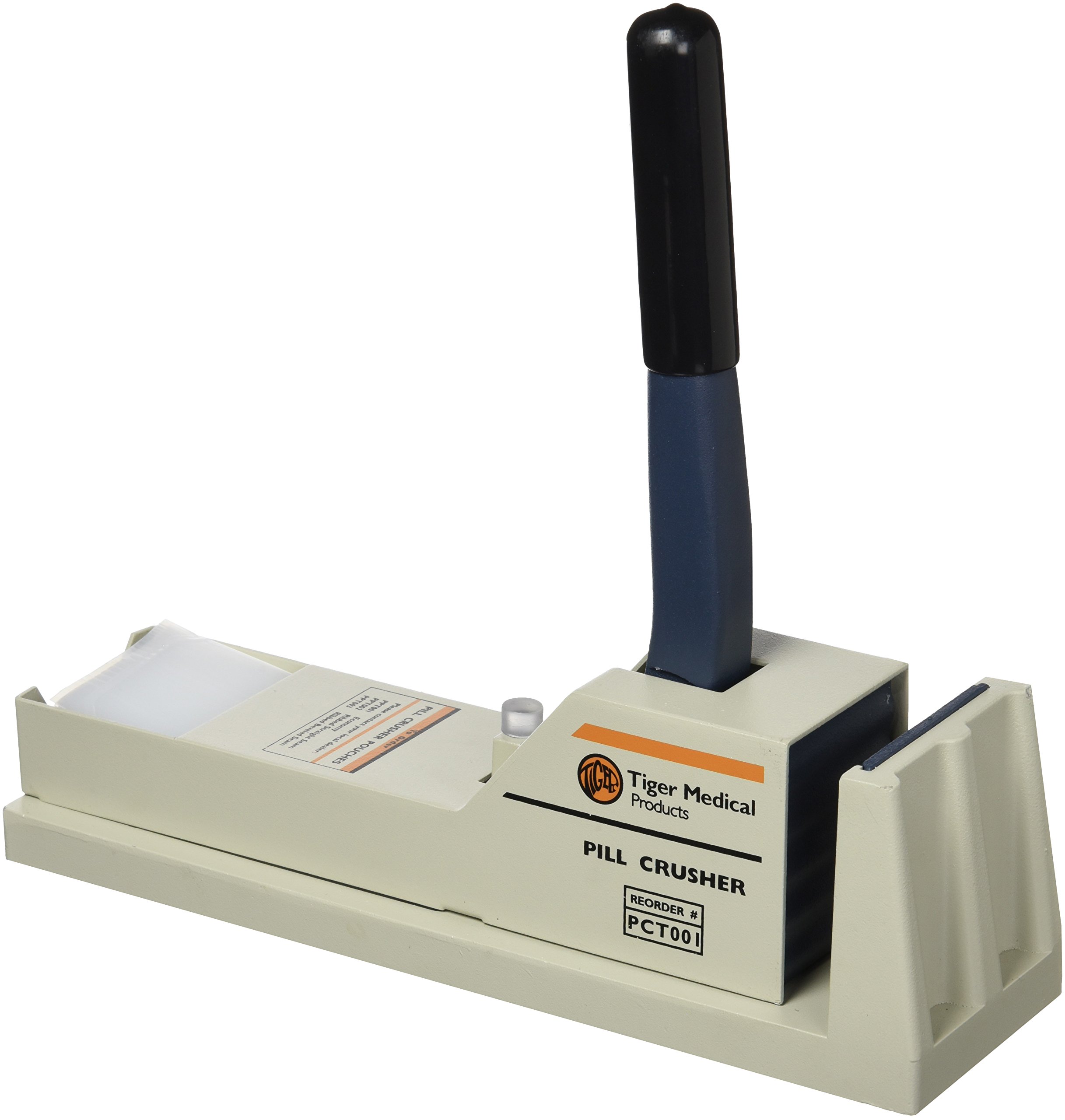 Sammons Preston Powerhouse Pill Crusher - Efficient Tablet Grinder for Fine Powder, Includes Easy-to-Use Handle & Pouches - Perfect for Medication Management at Home or Healthcare Facilities