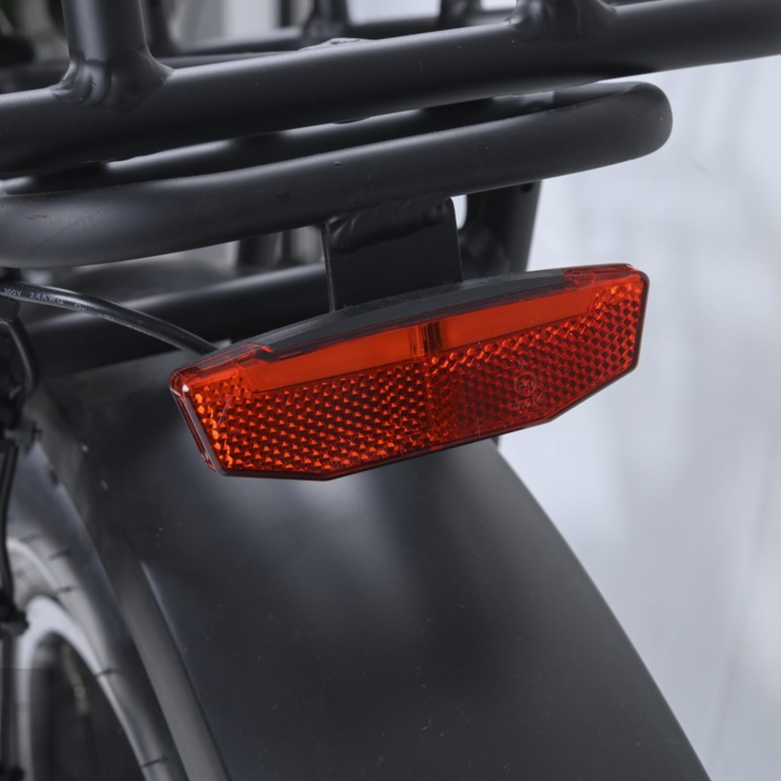 6V-60V High Brightness LED EBike Tail Light - Waterproof Bike Rear Warning Light for Night Riding & Cycling | Electric Bike Accessories for Safety & Visibility in Low Light Conditions