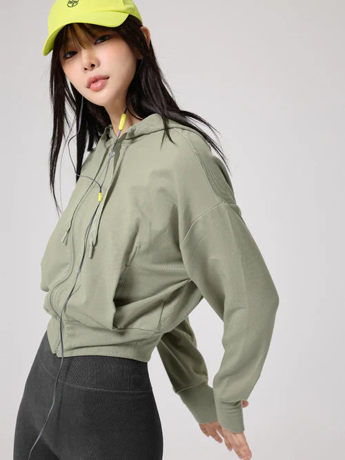 Air Mild Hooded Zip Up Jacket - Lightweight & Stylish for Outdoor Activities & Casual Wear