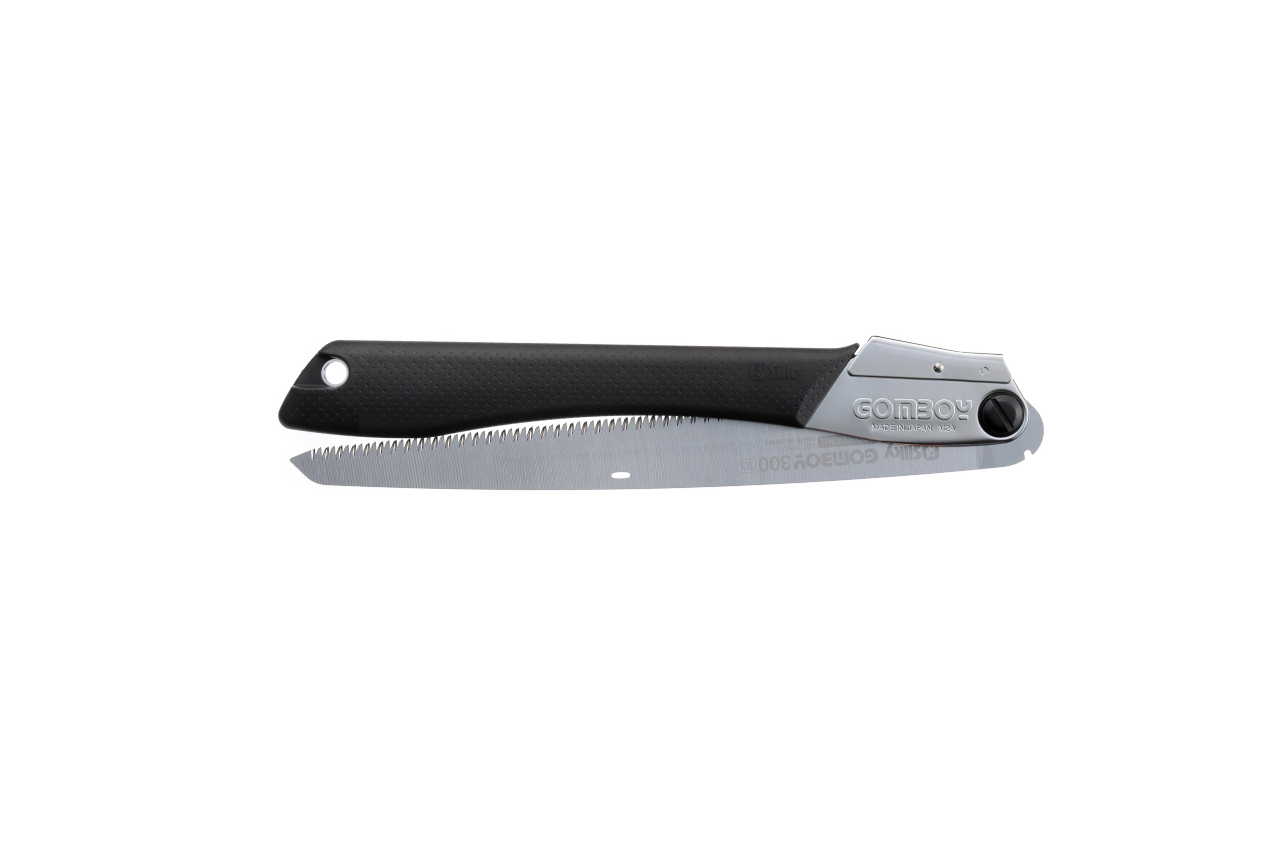 Silky GomBoy Professional Folding Saw 300mm Medium Teeth (121-30) - High Precision Japanese Woodworking Tool for Carpentry, Pruning & Outdoor Camping