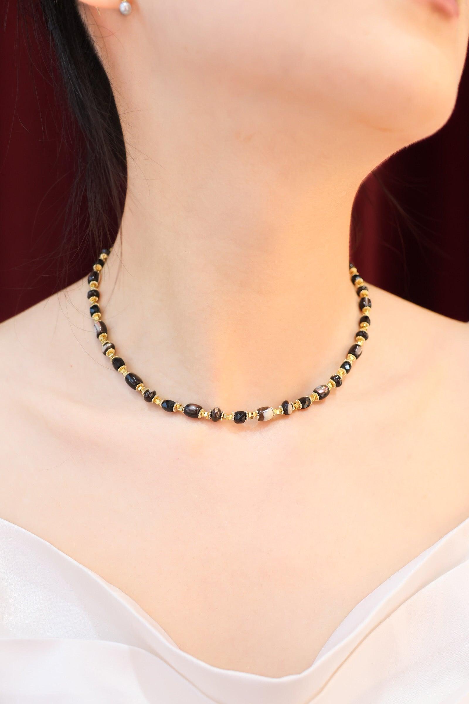 ALEI #12 Elegant Gold Plated Necklace for Women - Perfect for Parties, Weddings & Everyday Wear