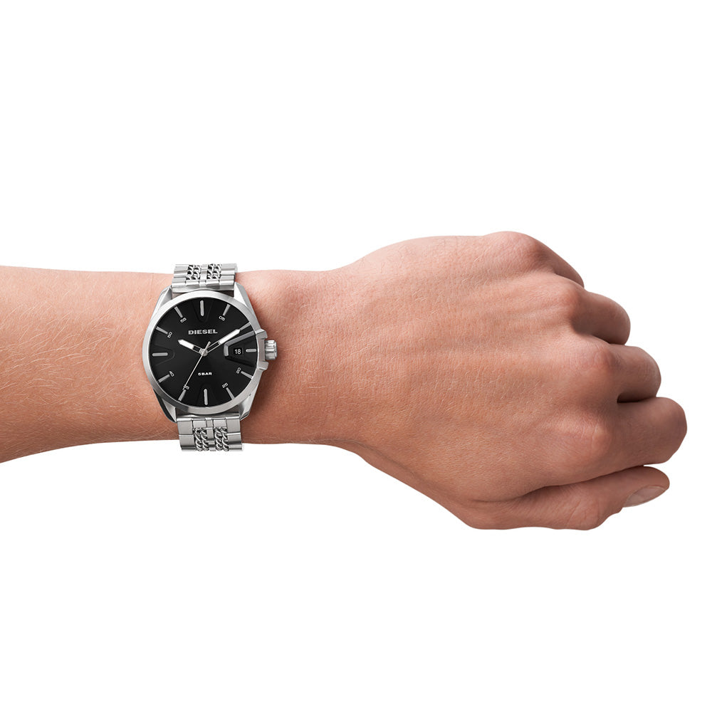Diesel DZ1974 MS9 Men's Stainless Steel Chronograph Watch - Perfect for Business, Casual & Outdoor Activities