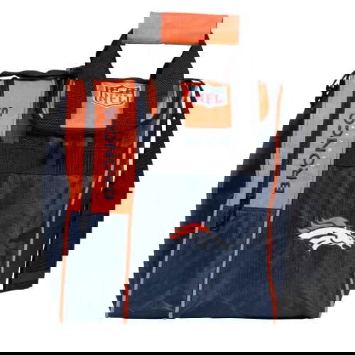 Denver Broncos NFL Team Logo Tote Bowling Bag for Men & Women - Perfect for Sports Fans, Gym, Travel & Bowling Accessories Storage