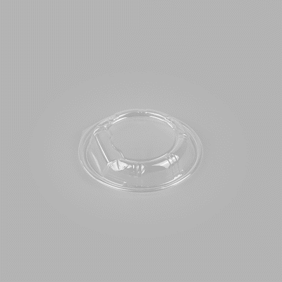 Clear Plastic Bento Box Lid - Fits 10 oz Asian Style Bowl (6.75