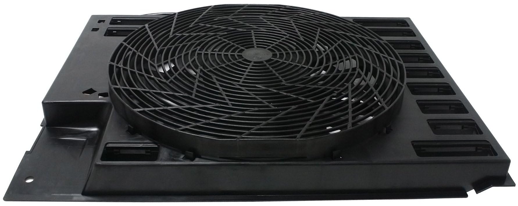 Go-Parts - A/C Condenser Fan Shroud Assembly with Control Module for BMW 7-Series 745i 745Li 750i 750Li 760i 760Li (2002-2008) - Perfect Cooling System Replacement for Hot Weather & Long Drives