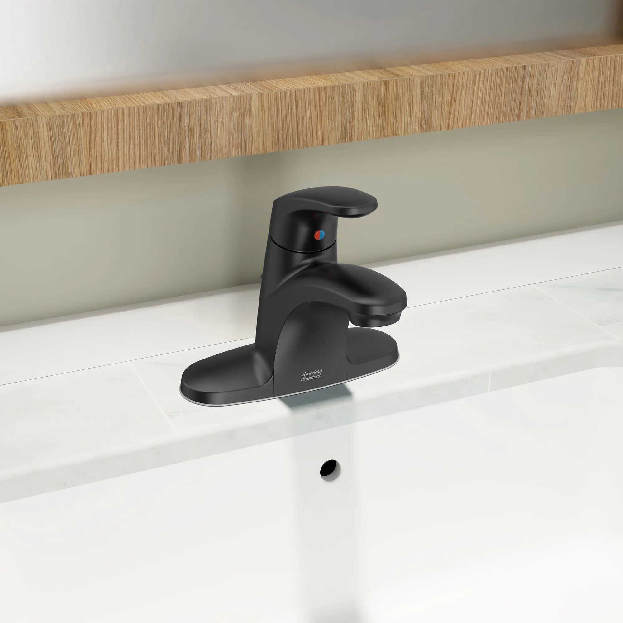 Colony PRO 4 Inch Centerset Single Handle Bathroom Faucet 1.2 GPM Water-Saving - Chrome Finish Lever Handle for Bathroom Sink Vanity - Perfect for Modern Home & Commercial Use