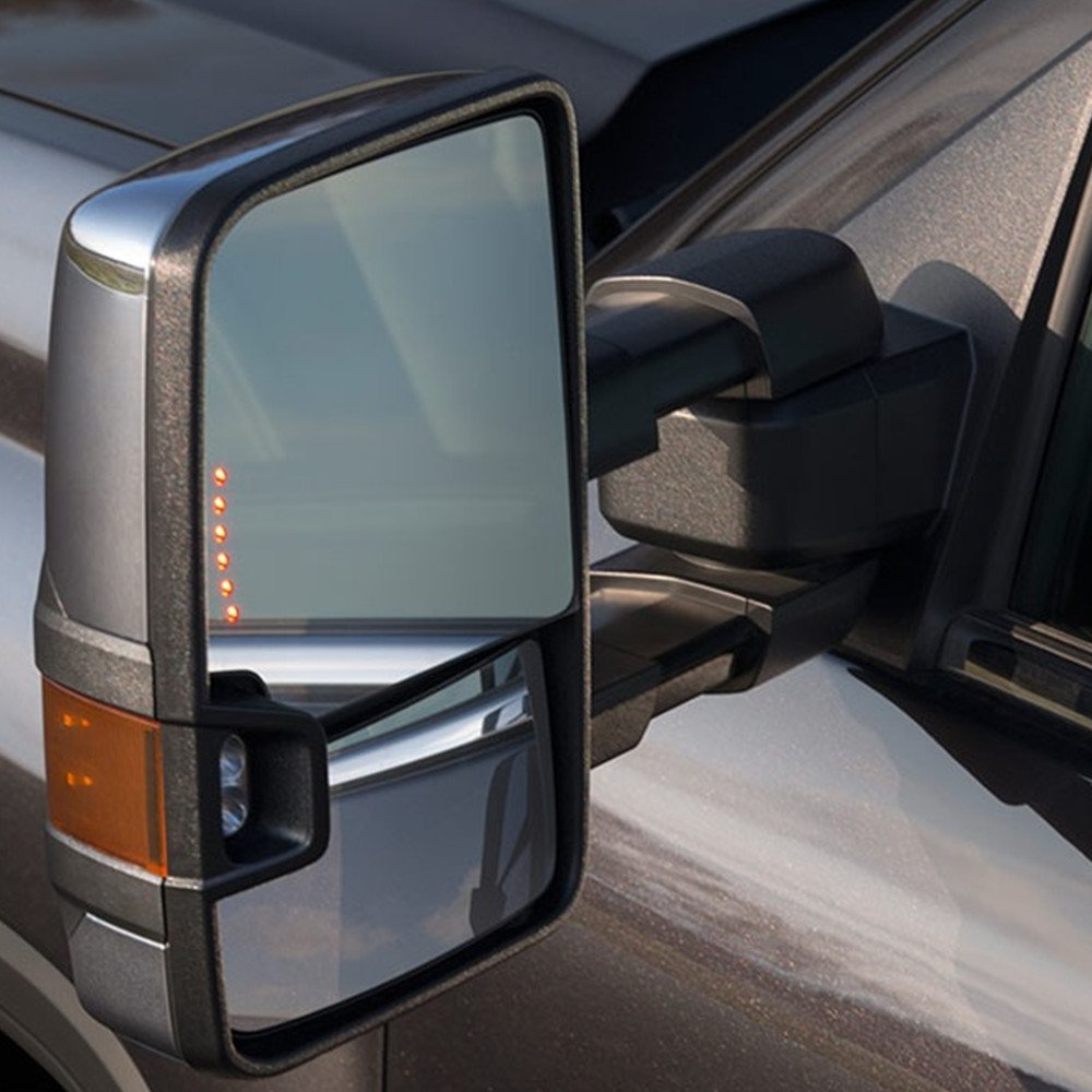 Nova 99-02 Silverado & Sierra Towing Power Heated Chrome Mirrors with Clearance Signal LED - Upgrade for Enhanced Visibility & Safety in Towing, Night Driving, and Off-Road Adventures