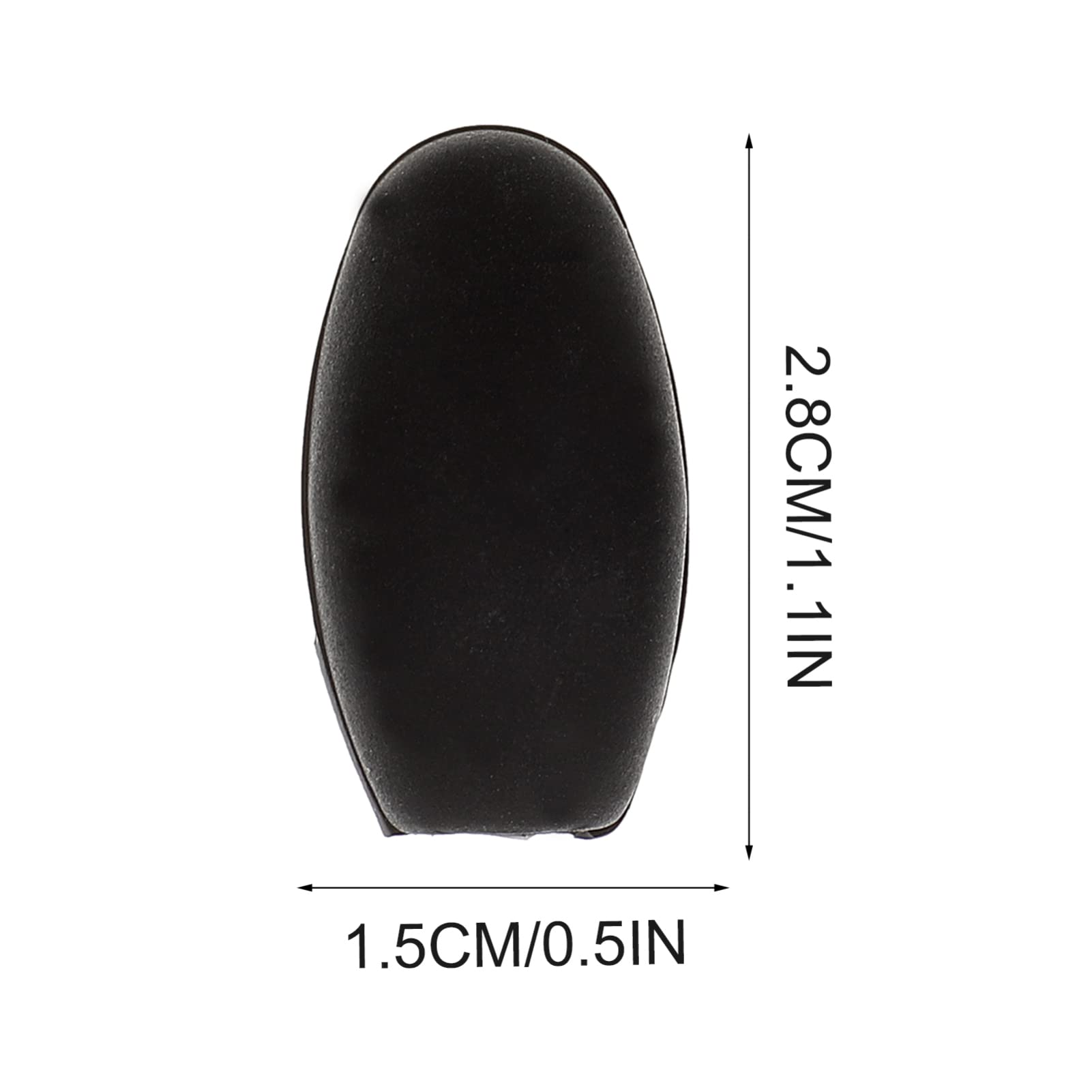 ERINGOGO Saxophone Key Pad Covers - 3 Pack Black Rubber Side Key Pads for Alto/Tenor Saxophone Accessories | Perfect for Saxophone Maintenance, Repair & Protection