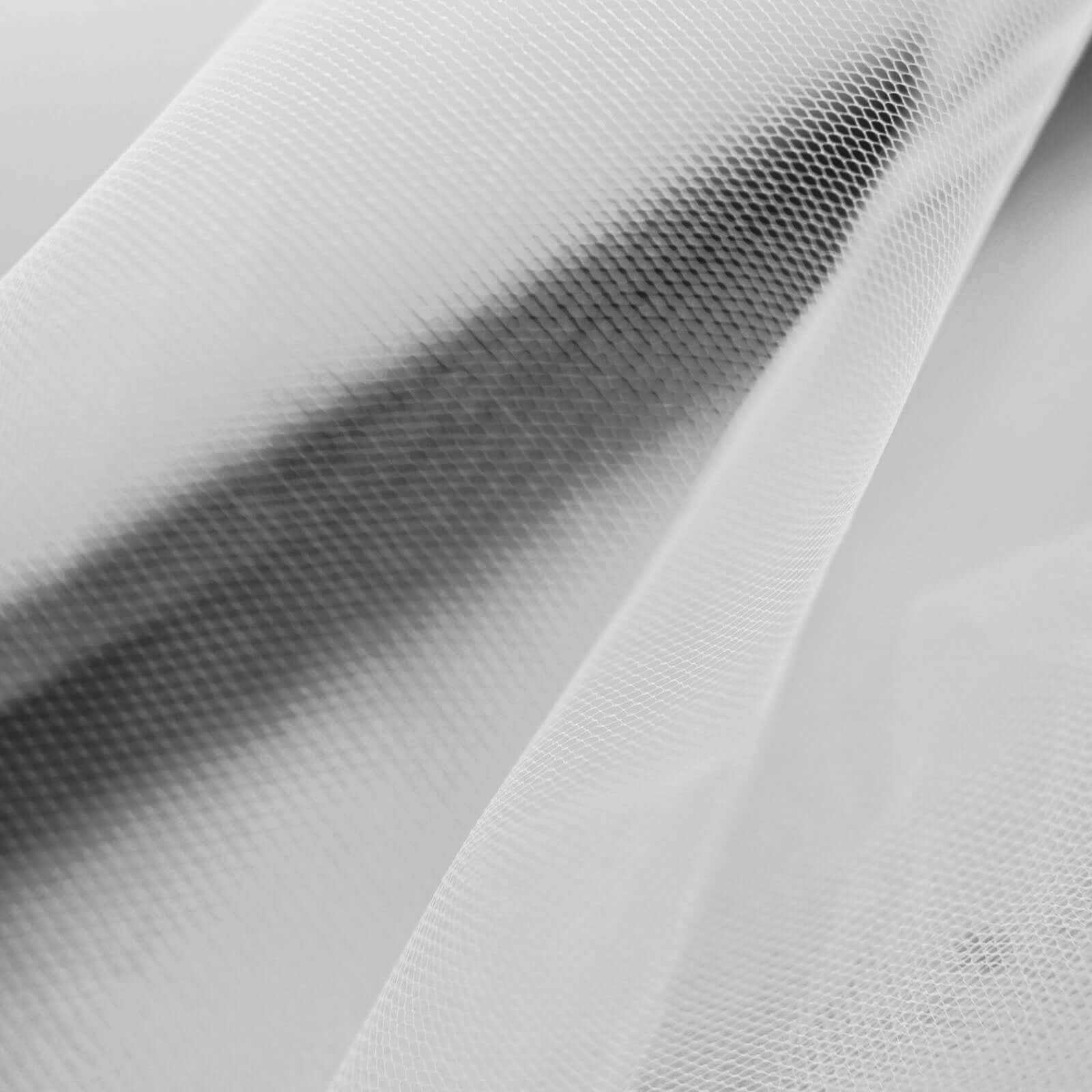 18x100 Yards White Tulle Fabric Bolt - Sheer Netting Fabric Roll for DIY Wedding Decor, Costumes & Craft Projects - Perfect for Tutus, Table Runners & Party Decorations