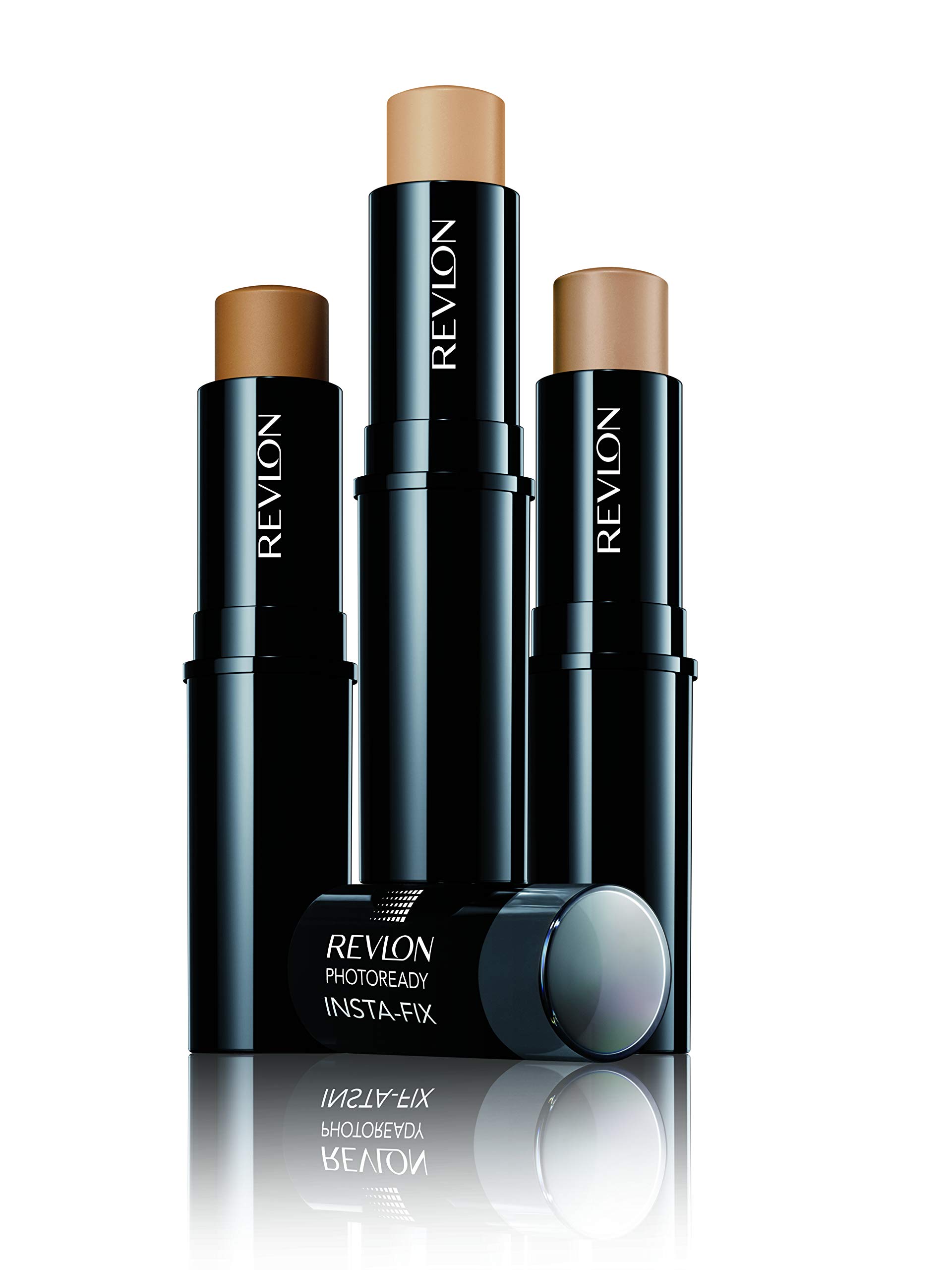 Revlon Photoready Insta-Fix Makeup Foundation Stick 6.8g - 130 Shell Beige | Oil-Free Full Coverage Foundation for Flawless Skin | Perfect for Daily Wear & On-The-Go Touch Ups