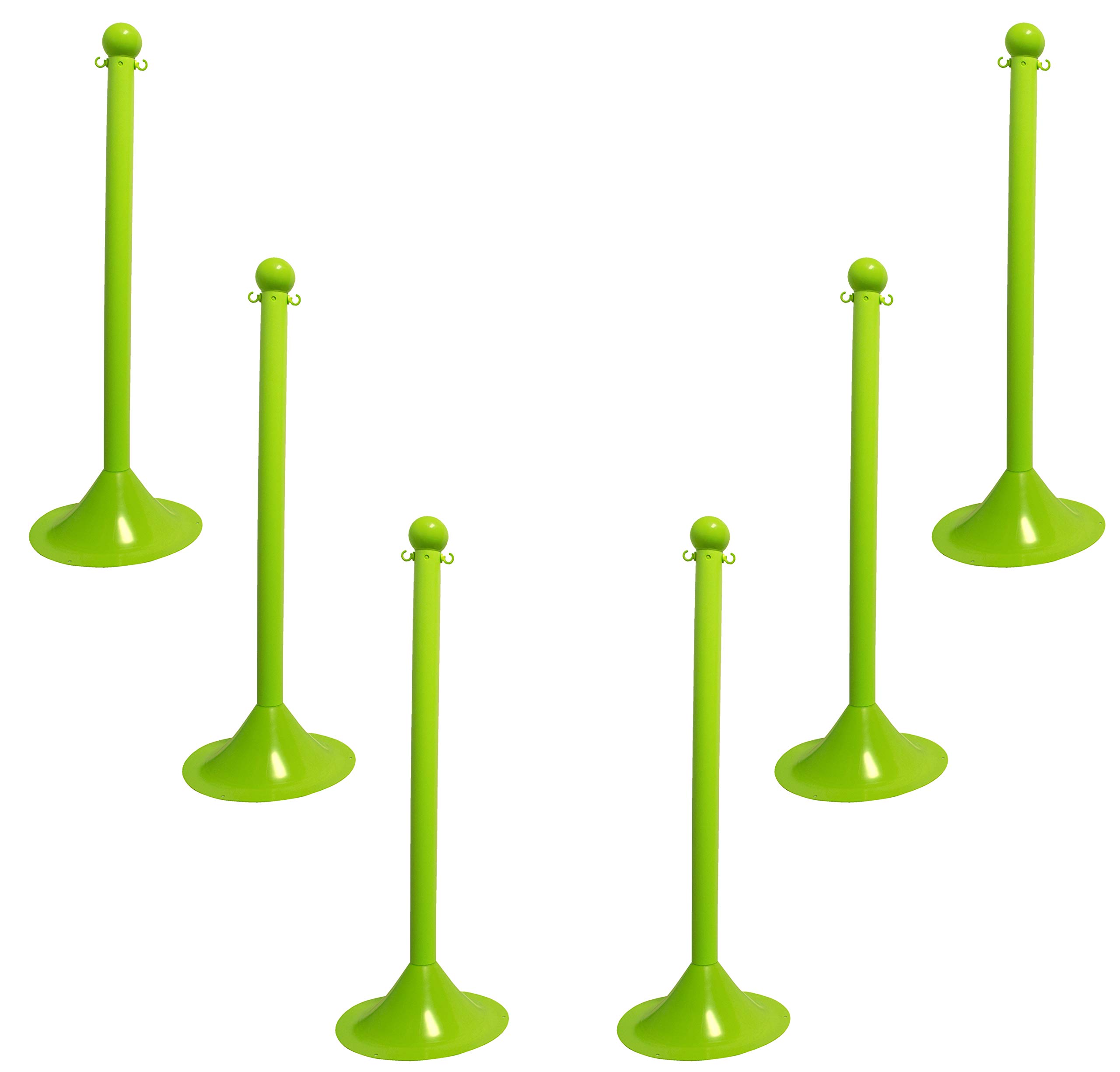 Mr. Chain 91514-6 Safety Green Stanchion - 2