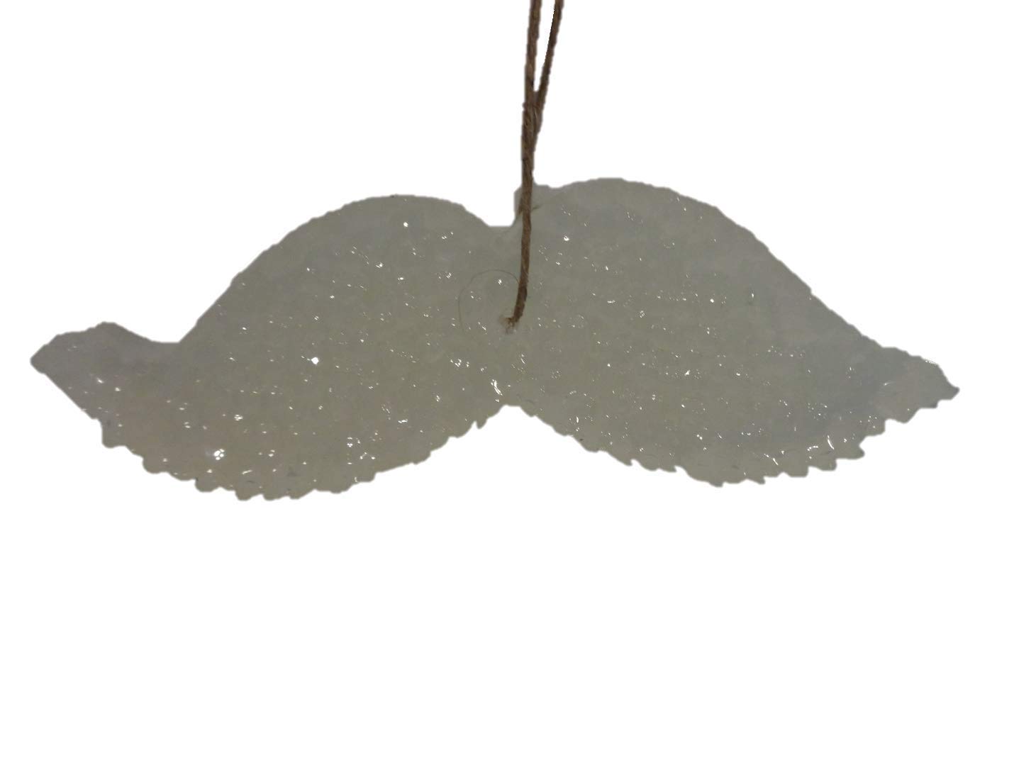 ChicWick White Mustache Car Air Freshener - Long-Lasting Fragrance Candle for Vehicles | Perfect for Cars, Trucks & SUVs