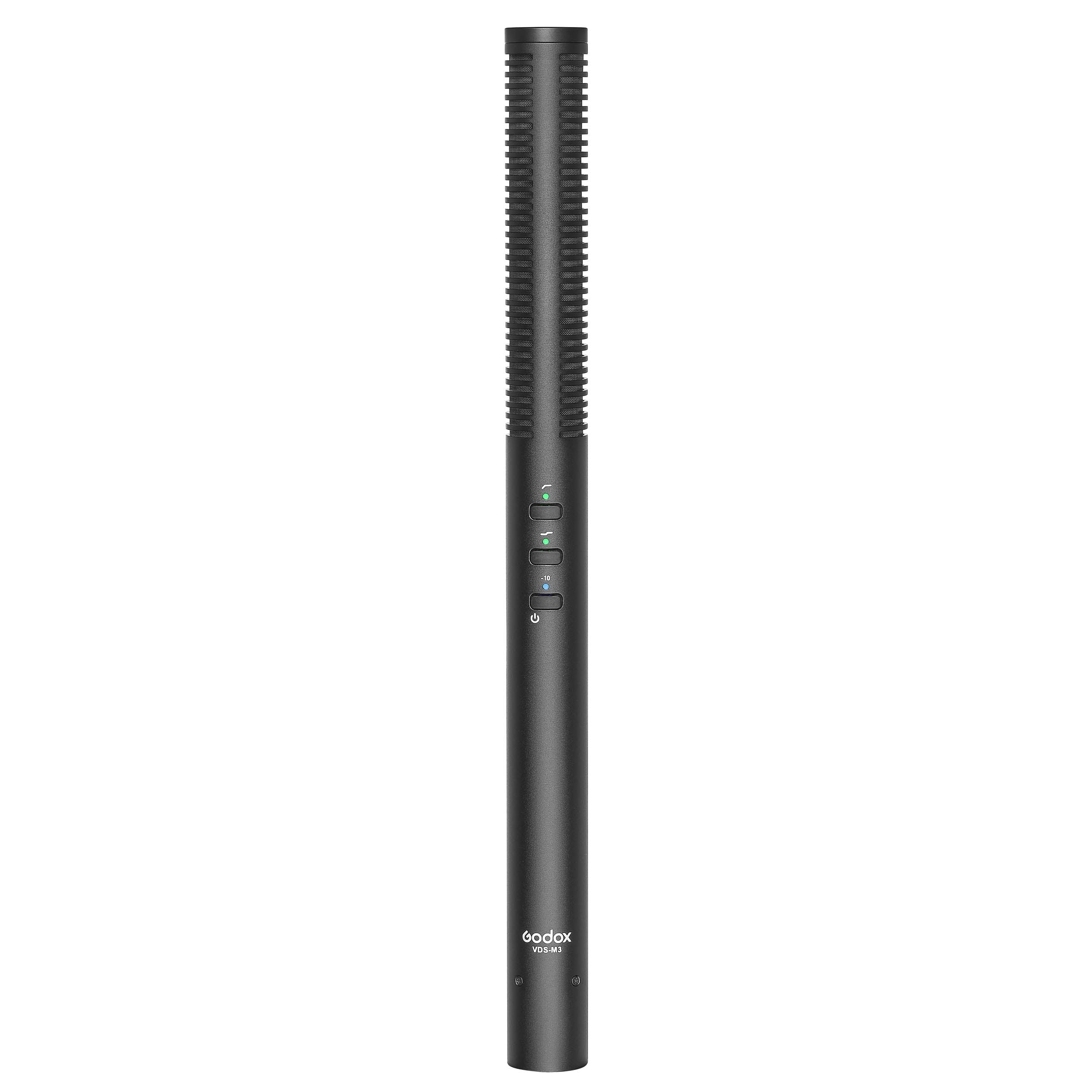 VDS M3 Supercardioid Condenser Shotgun Microphone - Professional Studio Recording, Film Making, Podcasting & Streaming - Perfect for YouTube, Vlogging & Field Interviews