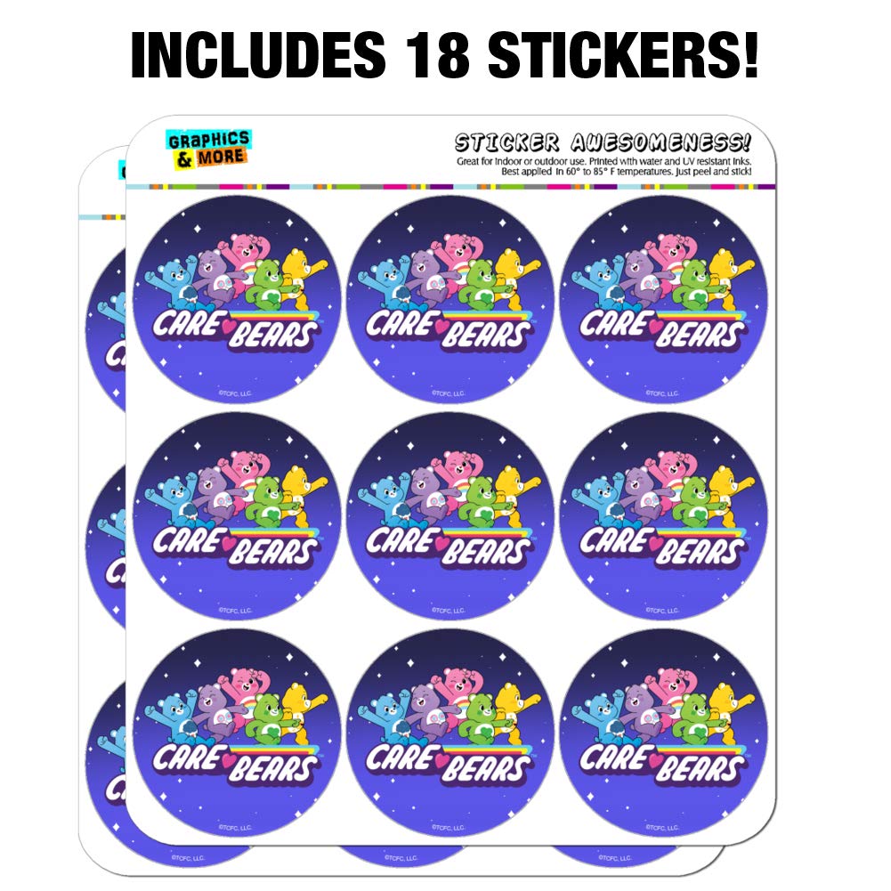Care Bears Unlock The Magic Sticker Set - Planner Calendar & Scrapbooking Decorative Stickers for DIY Crafts, Journaling, and School Supplies | Perfect for Scrapbooks, Bullet Journals, and Kids' Art Projects