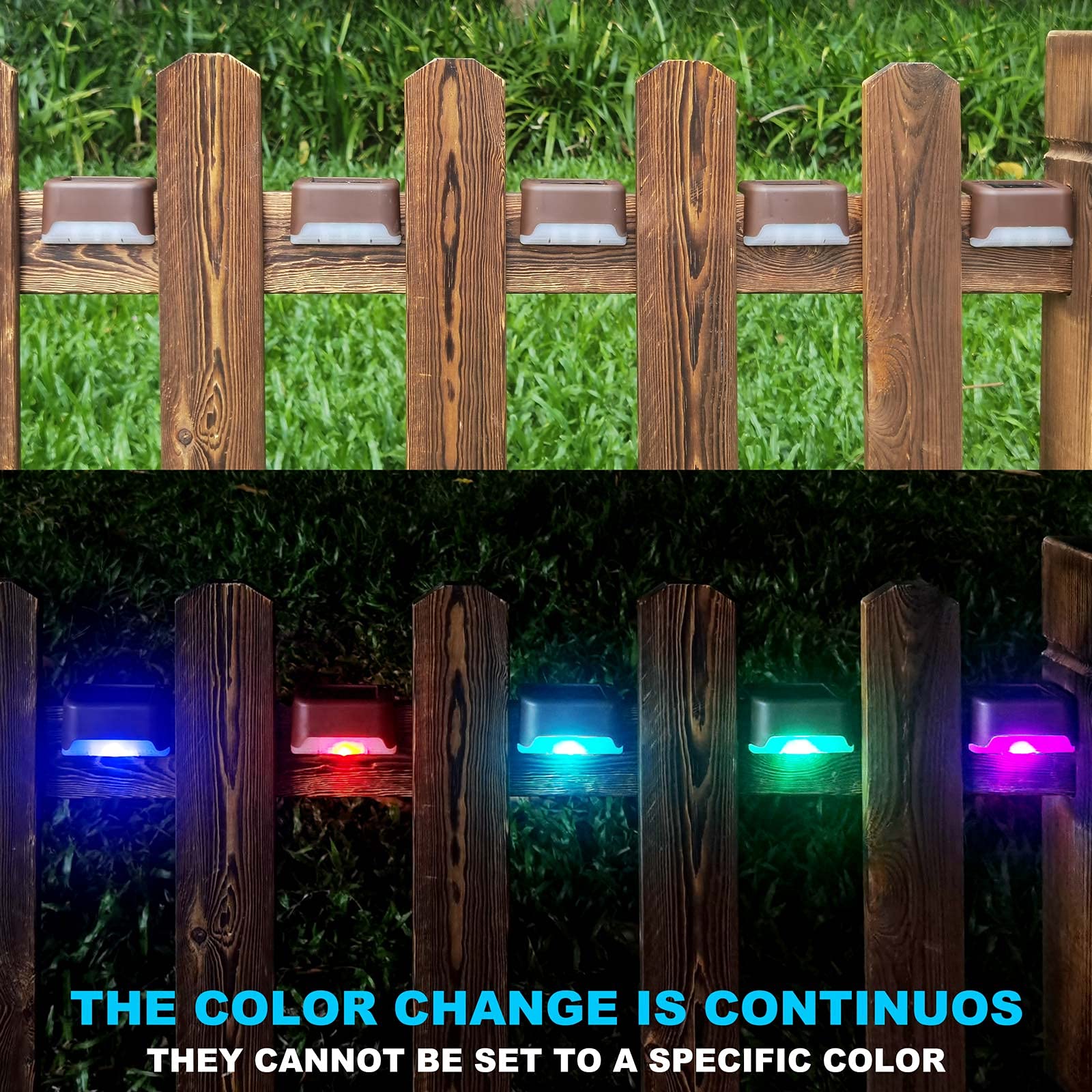 16 Pack Solar Deck Lights + 2 Pack Solar Post Lights - Outdoor Waterproof LED Pathway Lighting for Garden, Patio, Yard, and Stairs (Warm White)