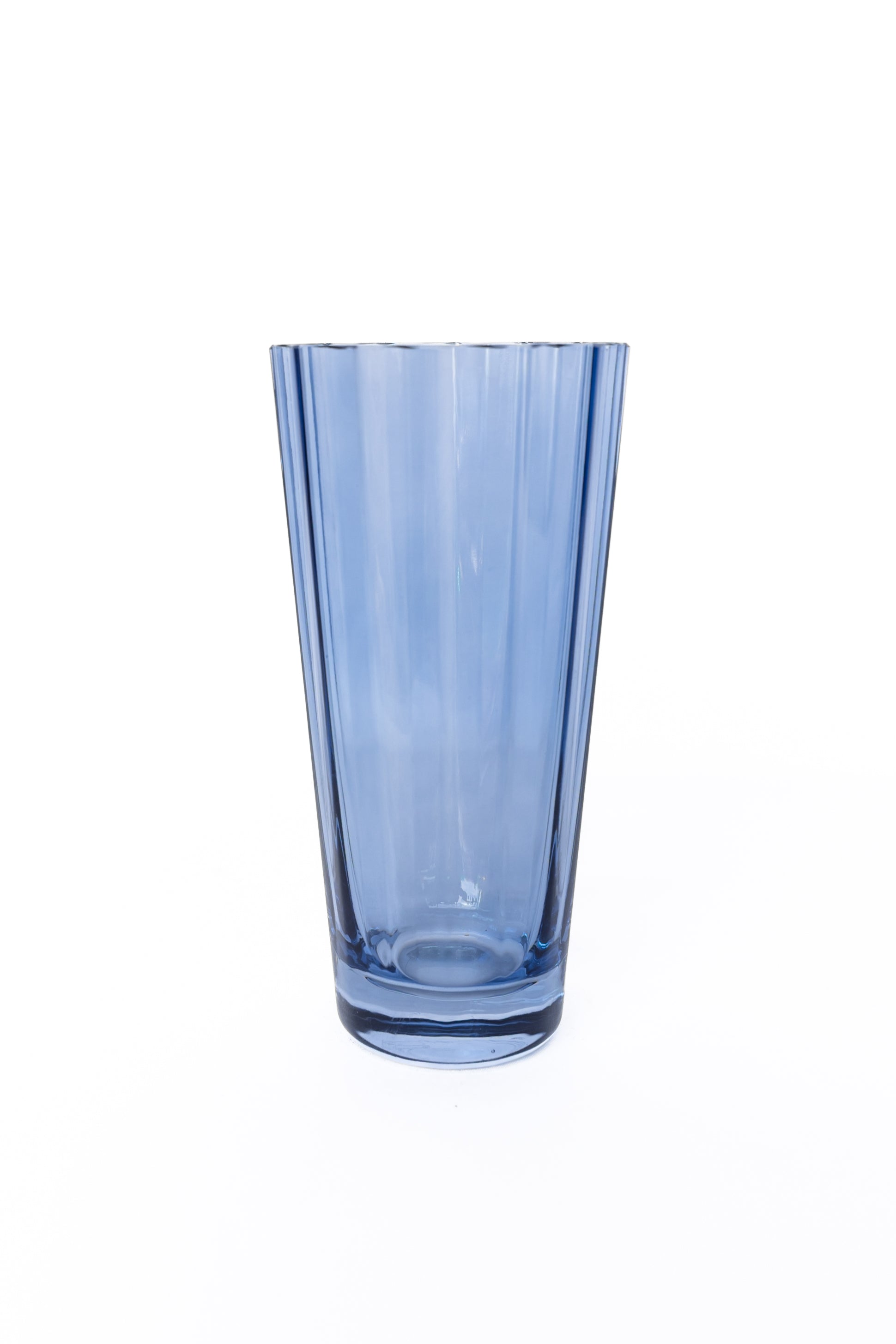 Estelle Colored Sunday Highball Glasses Set of 6 - Cobalt Blue Drinking Glasses for Cocktails, Juice & Iced Beverages - Perfect for Home Bar, Parties & Gift Giving