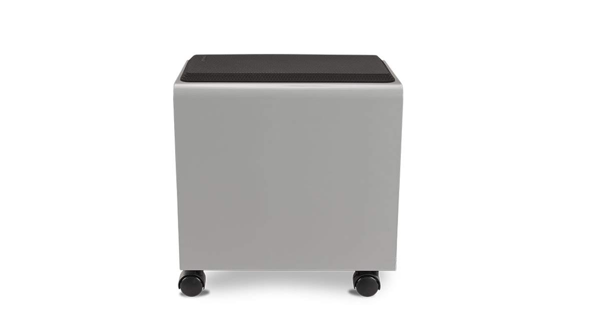 2-Drawer Rolling File Cabinet with Seat - Narrow Office Storage Solution for Small Spaces, Gray - Perfect for Home Office, Study Room & Workspace Organization