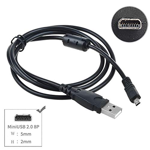 Olympus Camera USB Charging Cable - Compatible with X-560WP, C-25, C-560, C-530, X-880, X-840, 820 Models - Fast Charging & Data Sync - Perfect for Travel, Photography & Backup