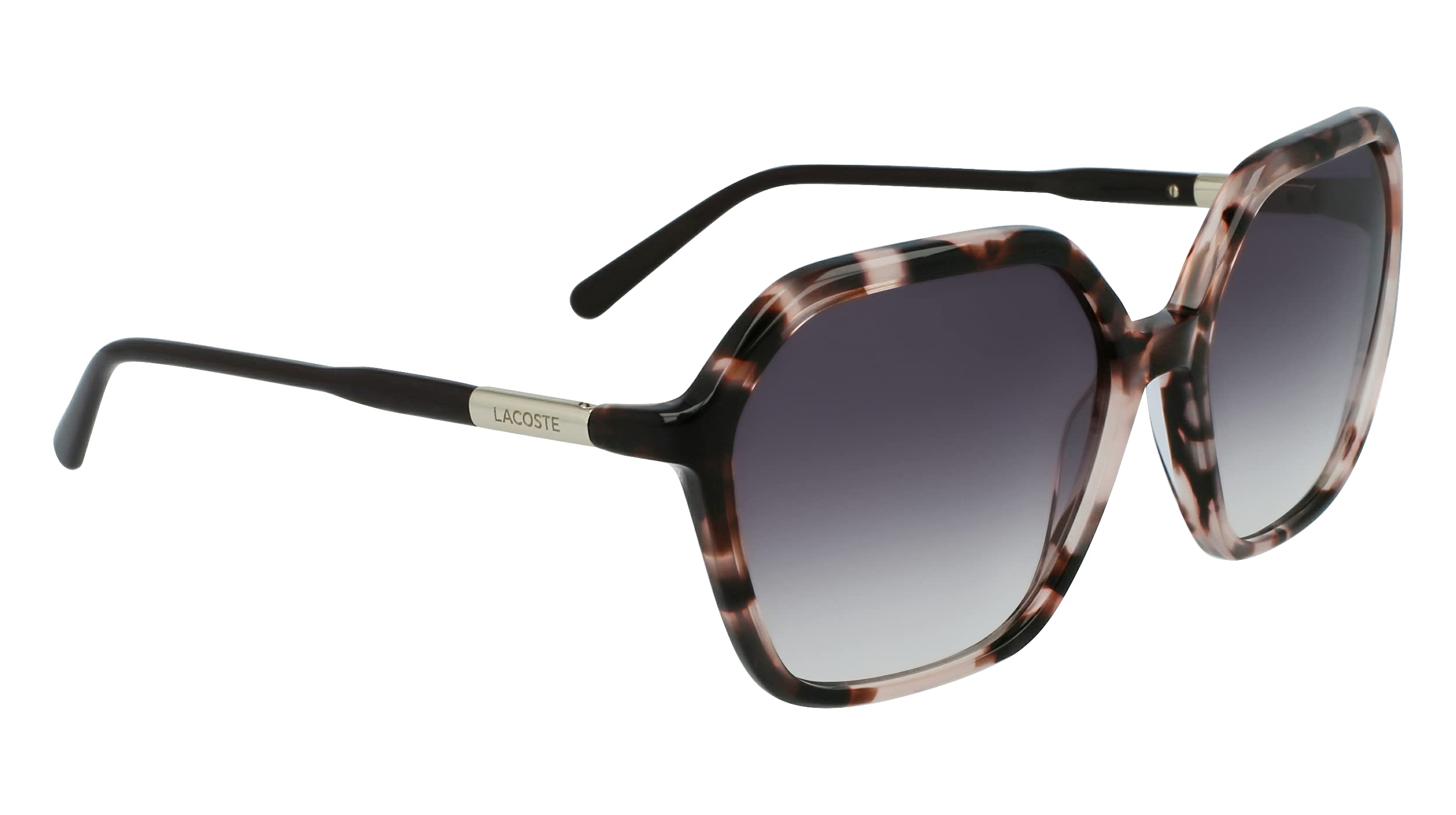 Lacoste Women's L962s Square Sunglasses - UV Protection Polarized Fashion Sunglasses for Women - Perfect for Driving, Beach & Outdoor Activities