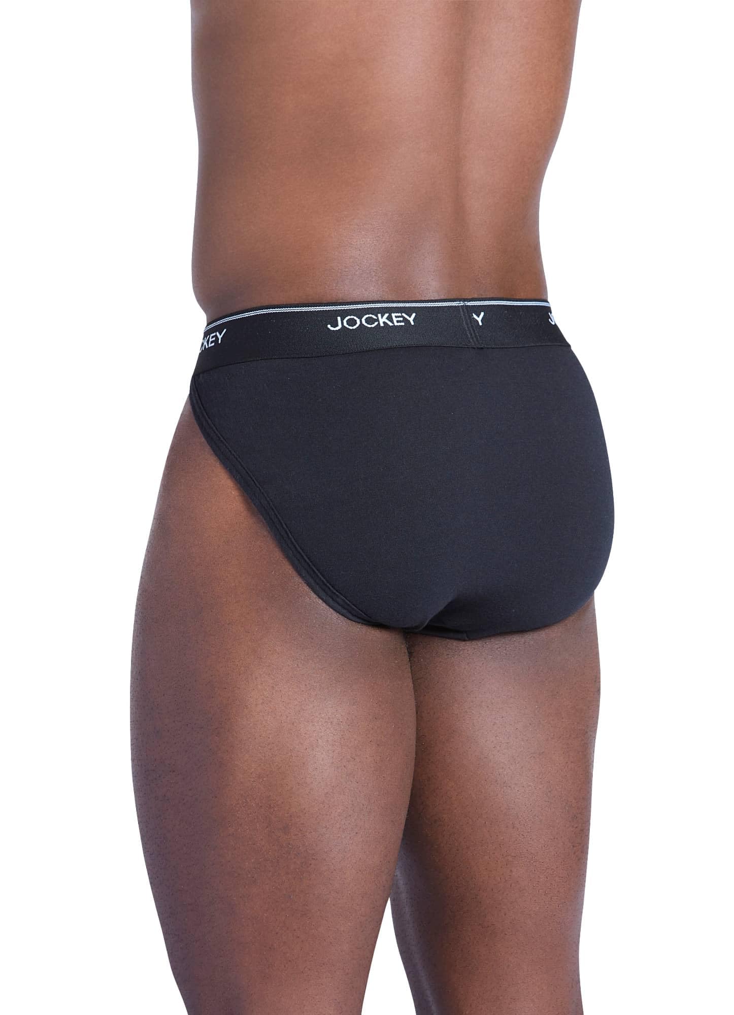 Jockey Men's Elance String Bikini Underwear - 2 Pack, Soft & Breathable Cotton Blend for All-Day Comfort - Perfect for Gym, Travel & Everyday Wear
