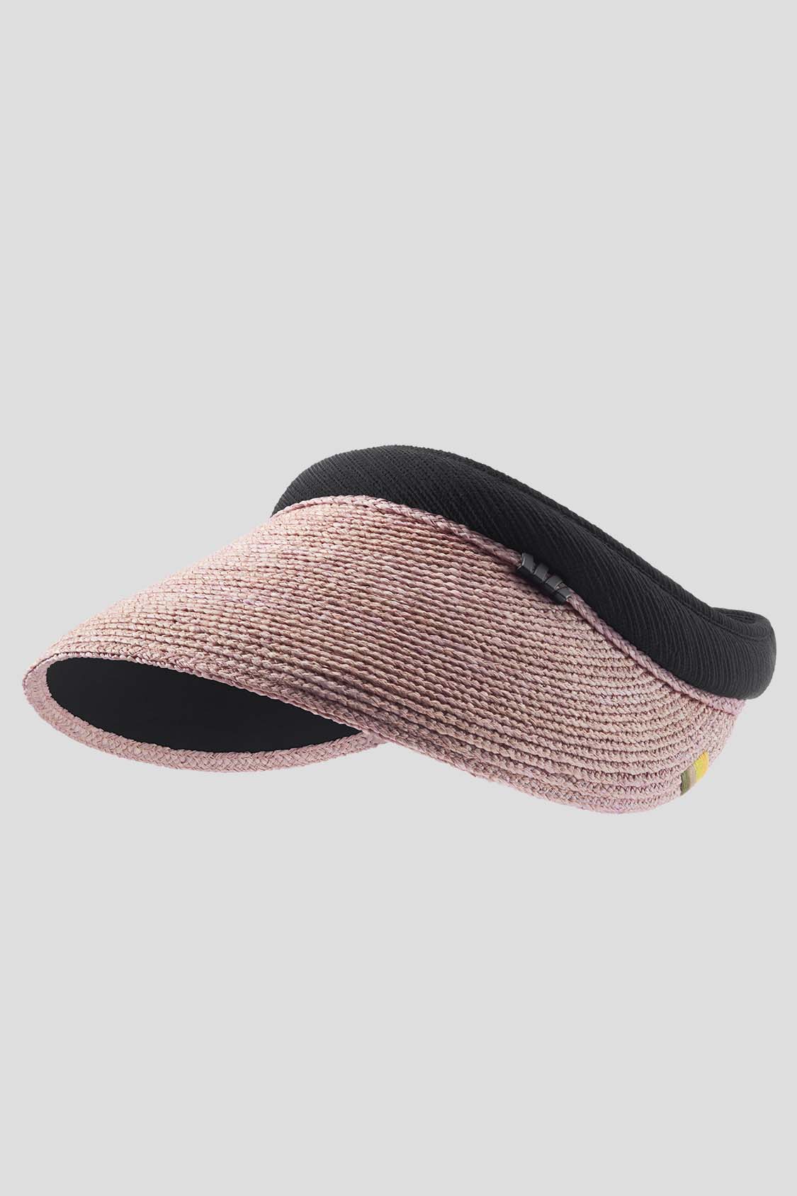Aero Women's Open Top Black Gel Straw Hat UPF 100+ Sun Protection - Perfect for Beach, Pool, Gardening & Outdoor Activities