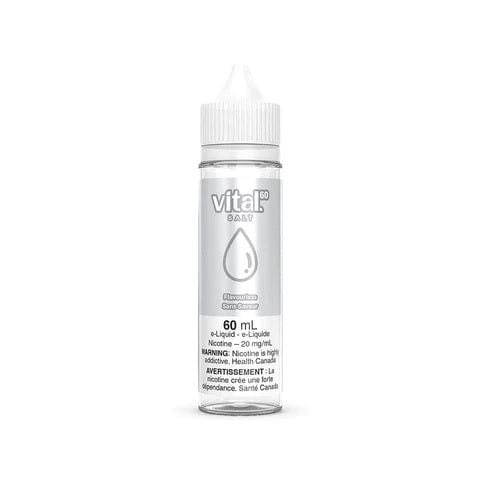 Flavorless Nicotine Salts - Vital 60 Salt 60mL (PEI) | Smooth Vape Juice for Pod Systems & Discreet Vaping