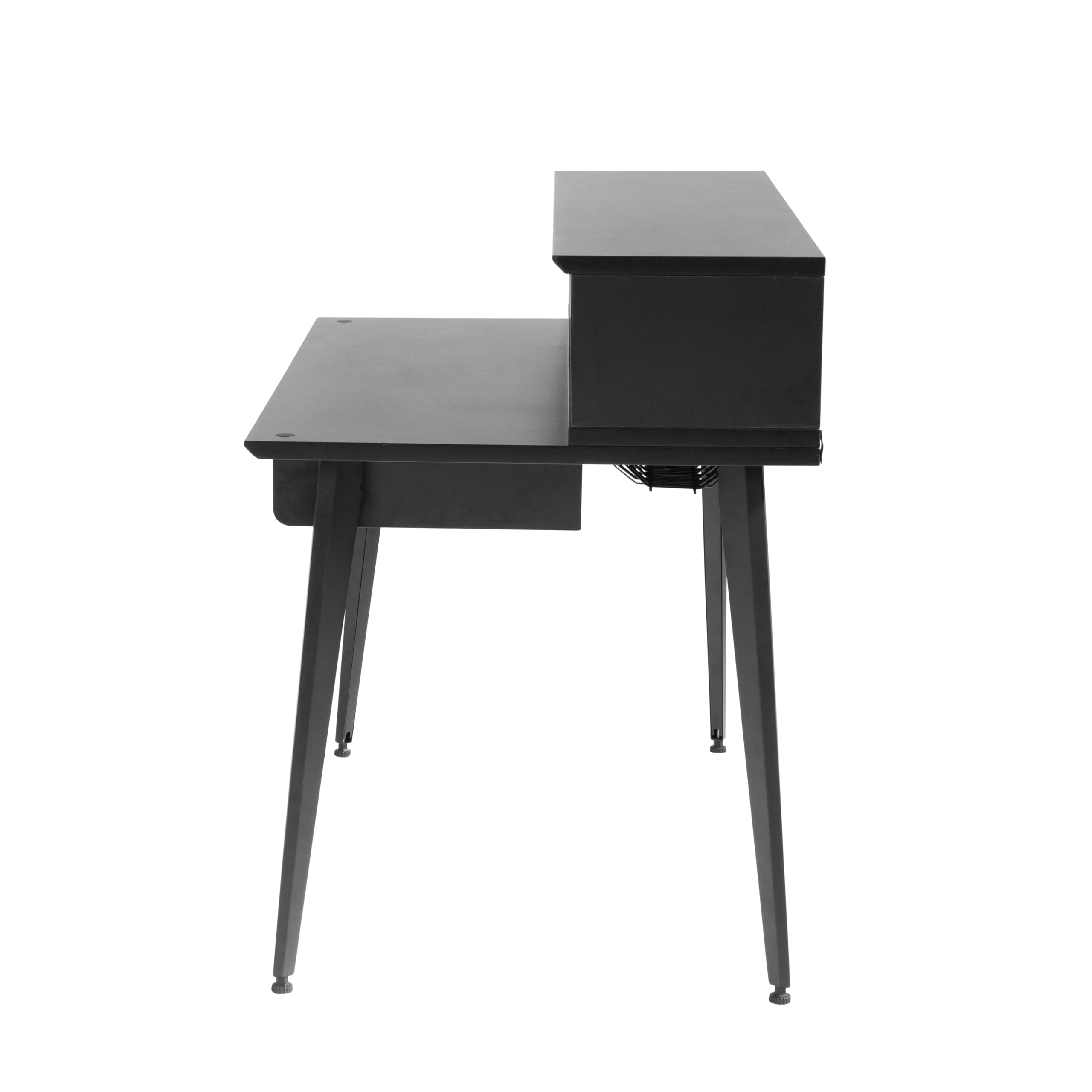 Gator Frameworks GFW-ELITEDESK-BLK Elite Series Adjustable Height Desk - Black for Home Office, Gaming & Workspace Setup