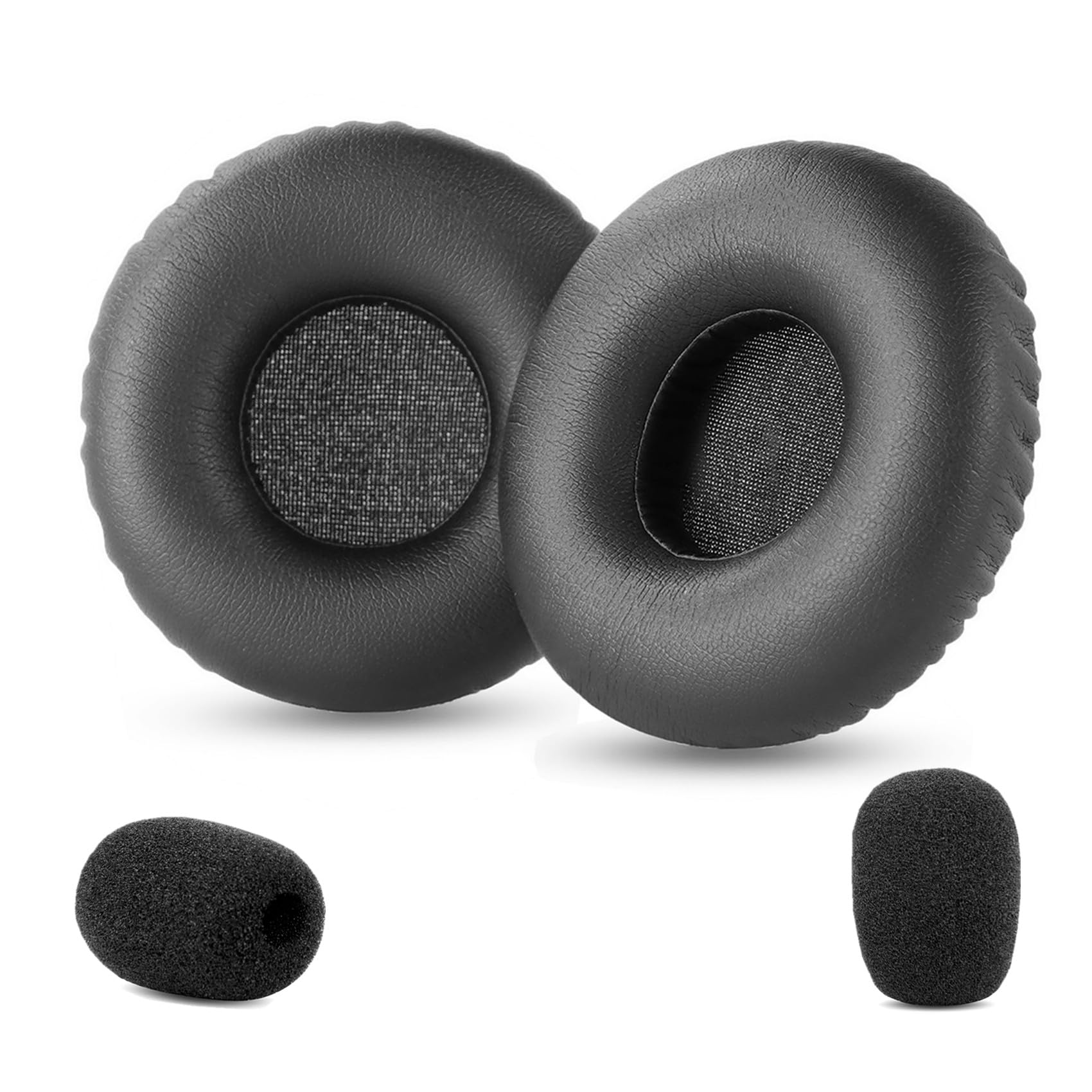 Logitech H820e H650e Wireless Headset Replacement Ear Pads - Premium Memory Foam Cushions for Enhanced Comfort (Compatible with USB PC Stereo Headsets) - Perfect for Office, Gaming & Call Center Use