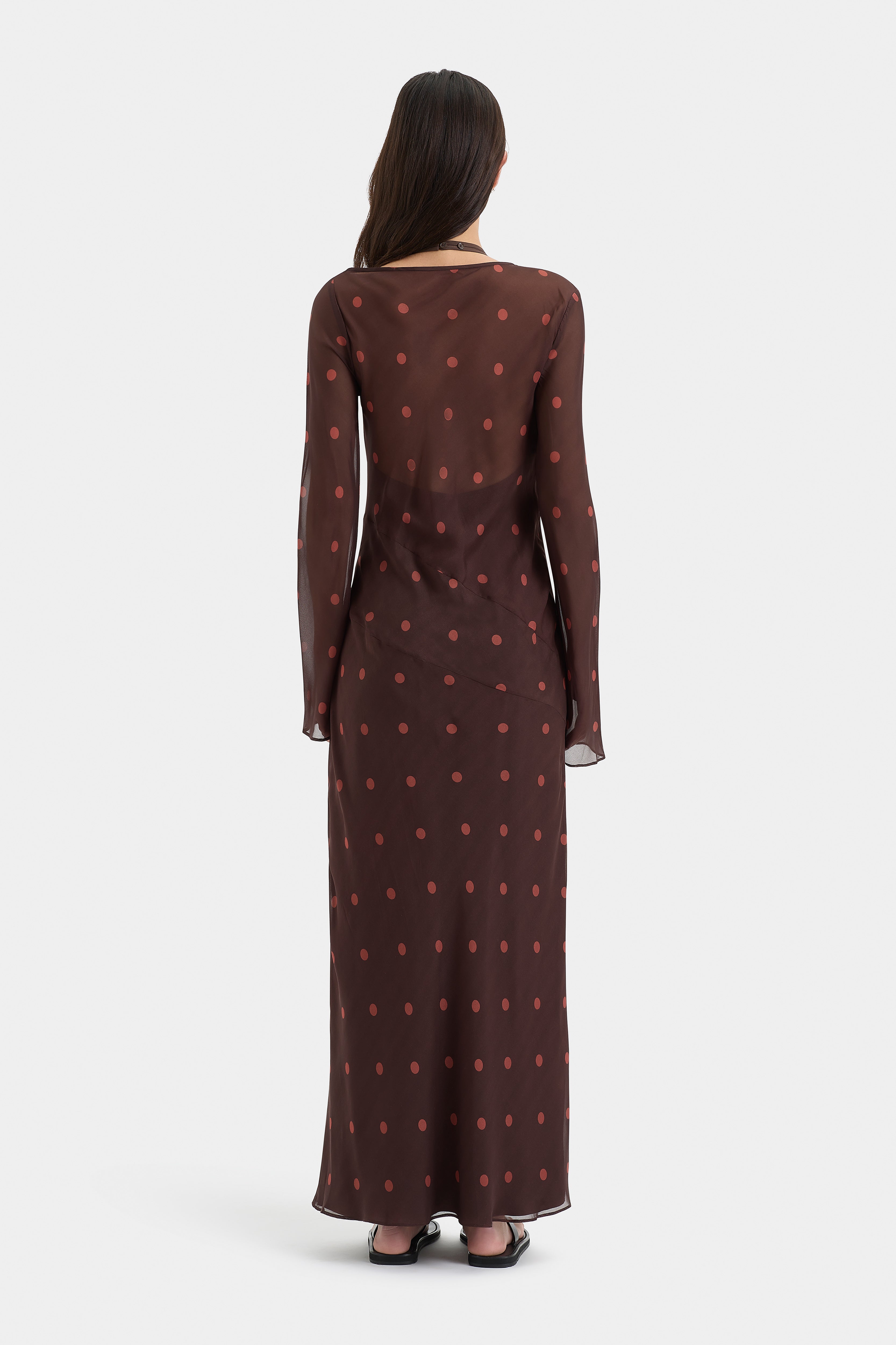 Elegant Toni Long Sleeve Dress for Women - Flowy Casual & Party Wear - Perfect for Office, Date Night and Special Occasions