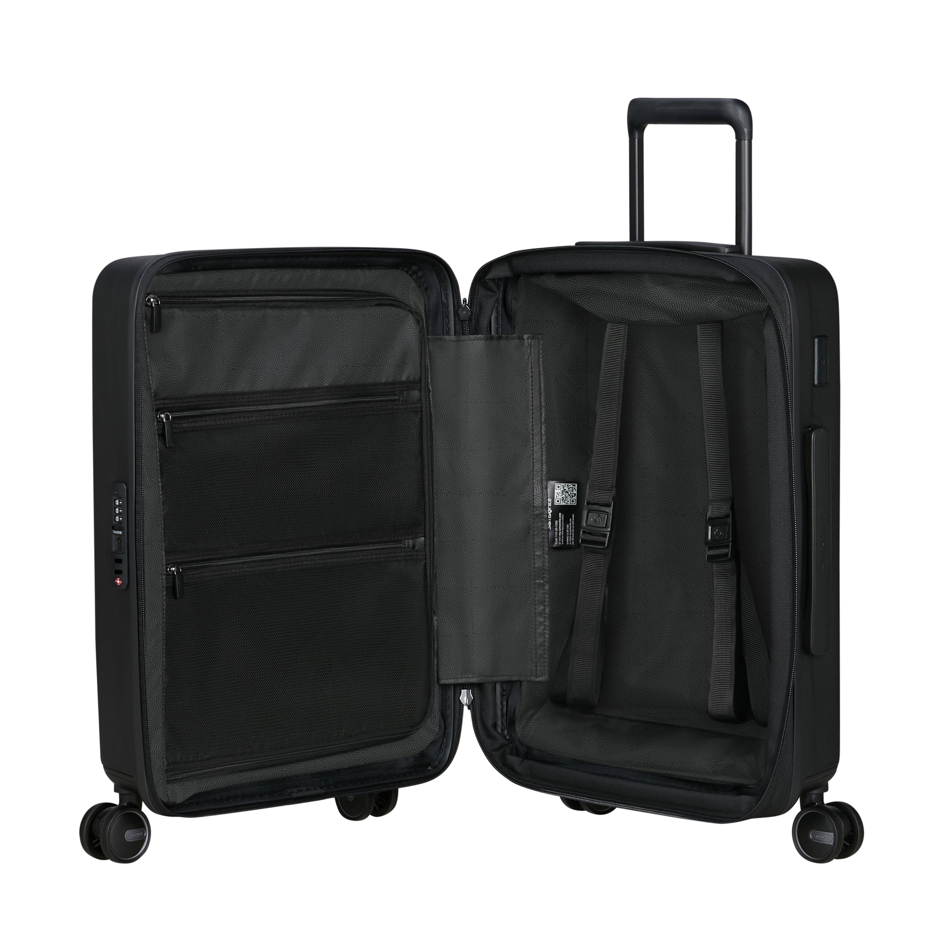 Samsonite Restackd Spinner Carry On Expandable Luggage - Lightweight Hardshell Suitcase with 360° Wheels for Air Travel & Business Trips