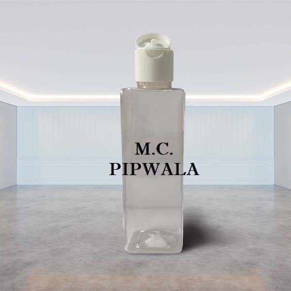M.C. PIPWALA 50ml Clear Square Plastic Bottles with White Flip Top Cap - Leak Proof Travel Cosmetic Containers (Pack of 12) | Perfect for Toiletries, DIY Beauty Products & Travel Essentials