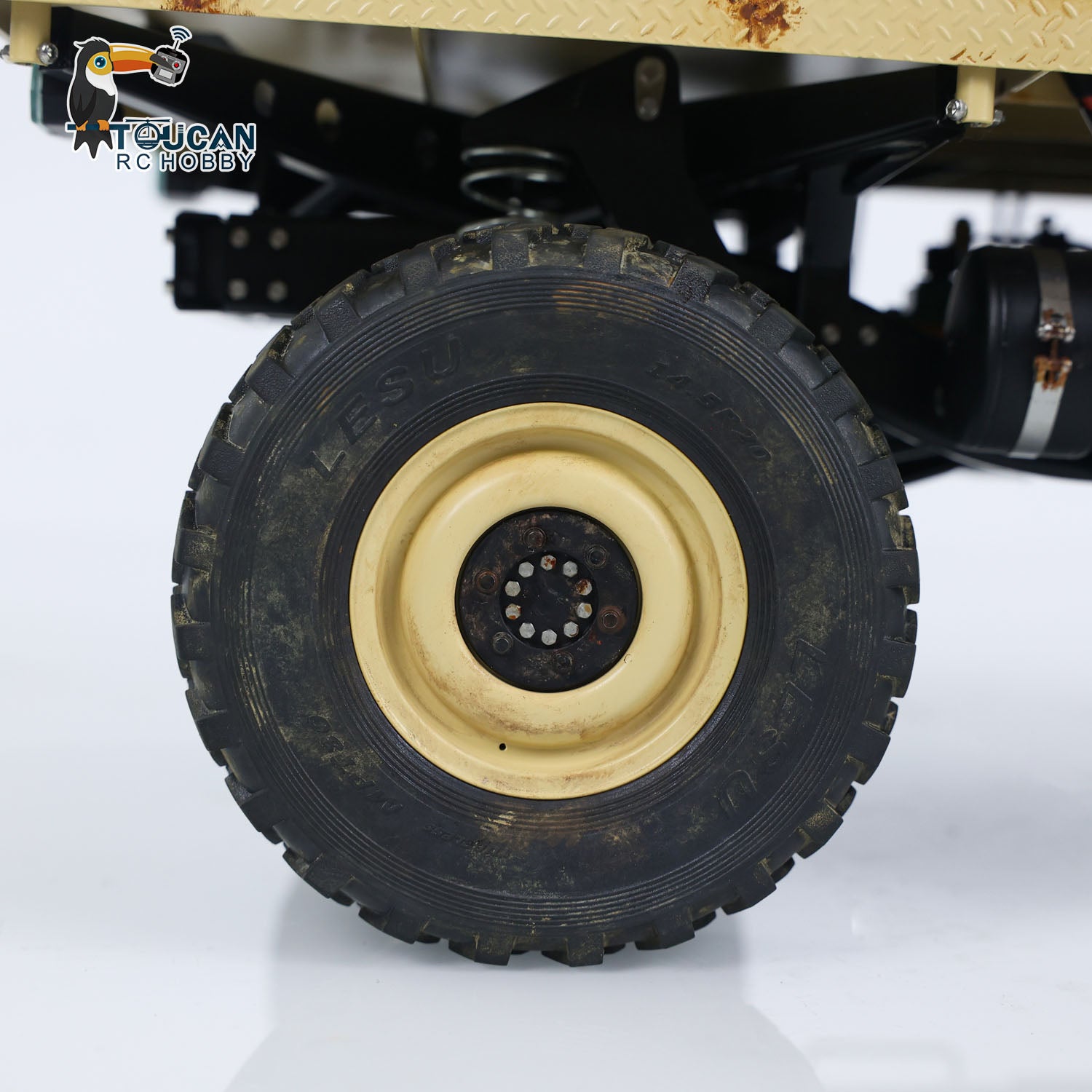 1/10 Scale 4x4 LESU RC Off-Road Crawler Truck RTR with Brushless Motor, 2-Speed Transmission & ESC - High Performance Remote Control Car for Rock Crawling, Trail Adventures and Off-Road Racing