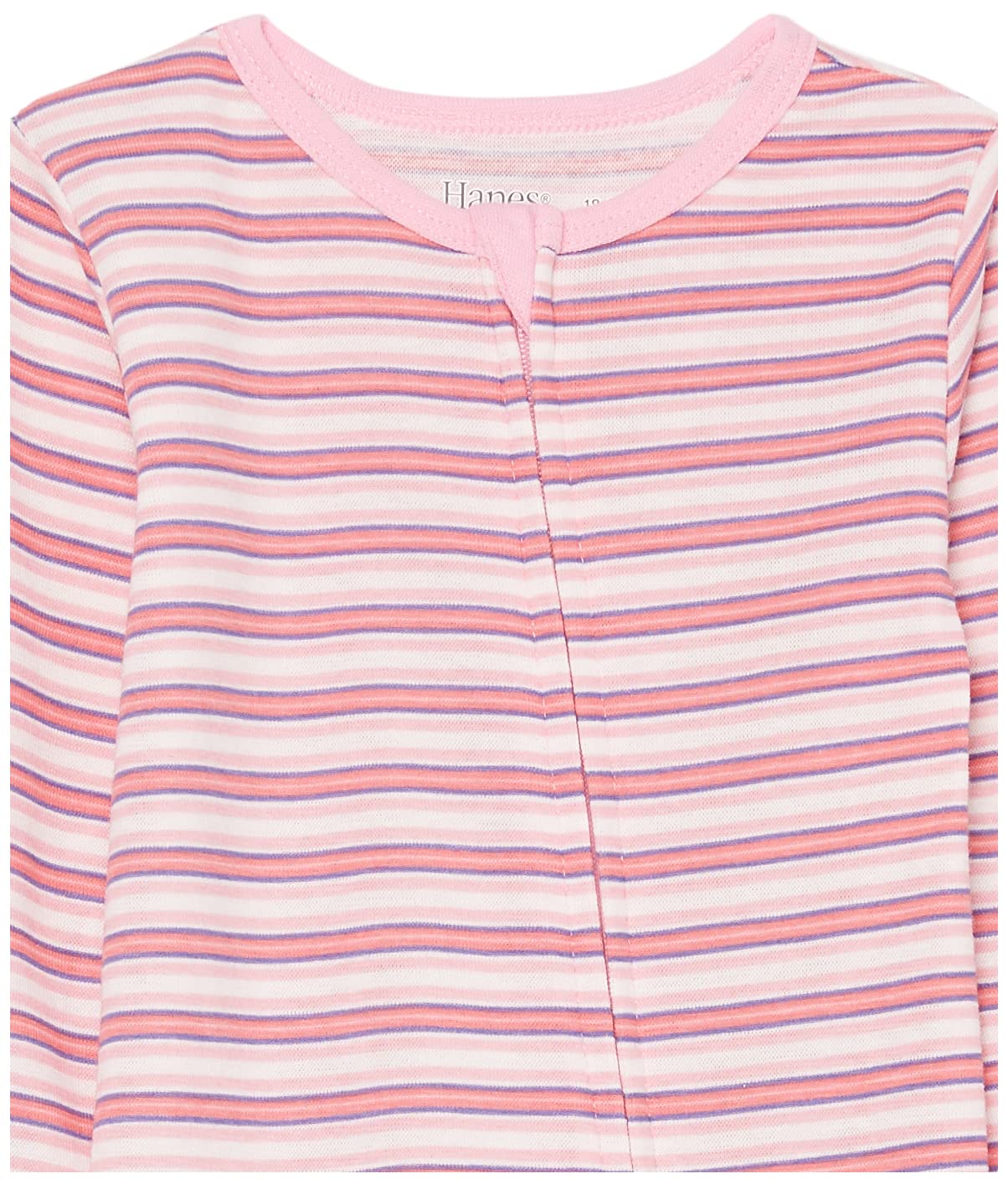 Hanes Baby Boys' 2-Pack Zippered Sleep and Play Pajama Suits - Soft Cotton Footed Onesies for Newborn & Infant - Perfect for Nighttime Sleep, Playtime & Daycare Outfits