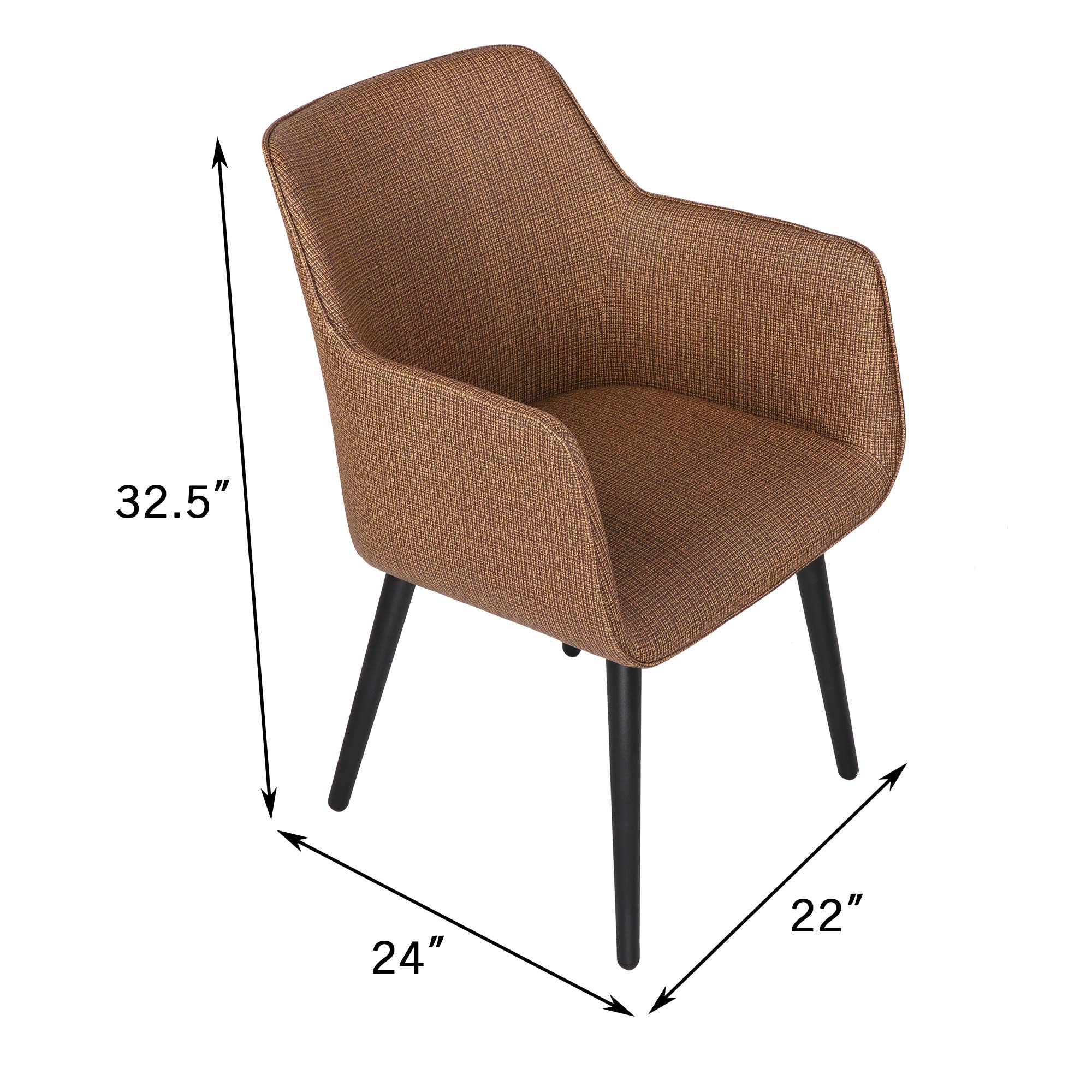 Modern PU Leather High Back Dining Chair - Stainless Steel Legs for Home, Office & Coffee Shop - Classic Comfort for Family & Leisure Use