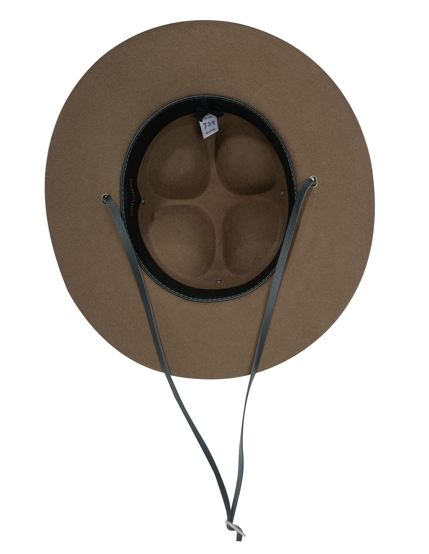 Rothco Military Campaign Hat - Classic Army Style Outdoor Adventure Cap for Hiking, Camping & Tactical Use