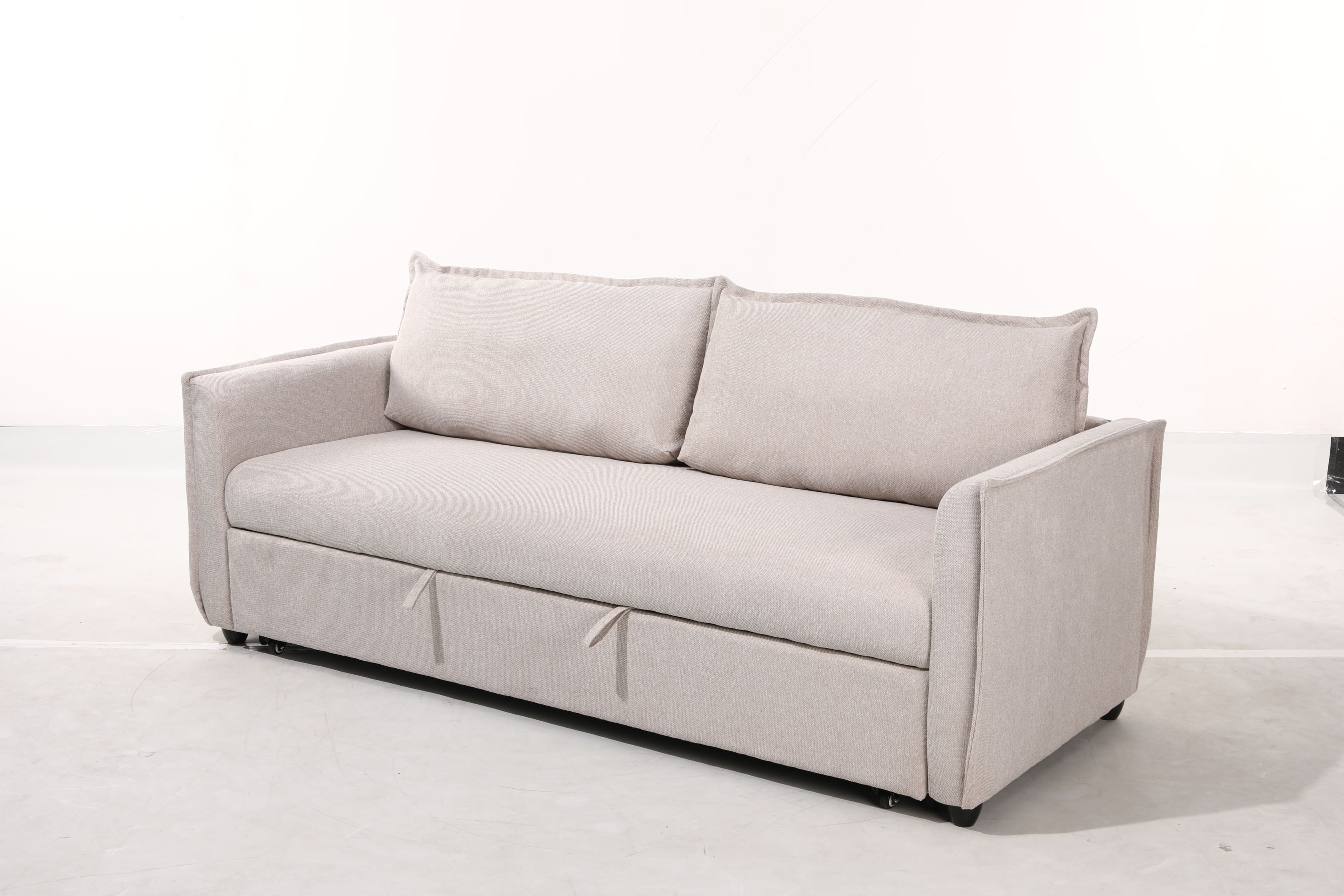 Modern Sofa Bed with Storage - Convertible Sleeper Couch for Small Spaces | Perfect for Apartments, Guest Rooms & Home Offices