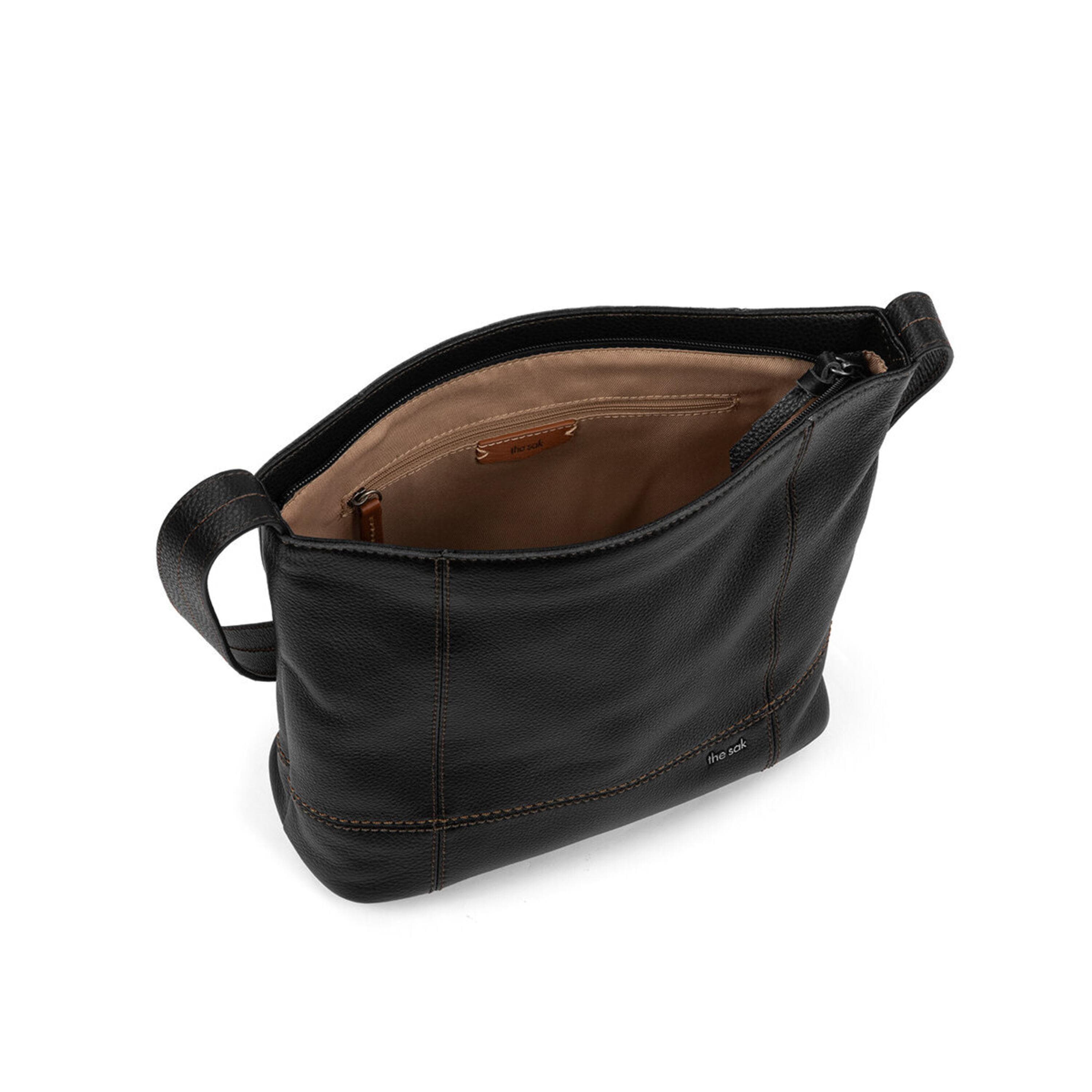 De Young Genuine Leather Hobo Handbag - Stylish Black Shoulder Bag for Women | Perfect for Work, Travel & Everyday Use