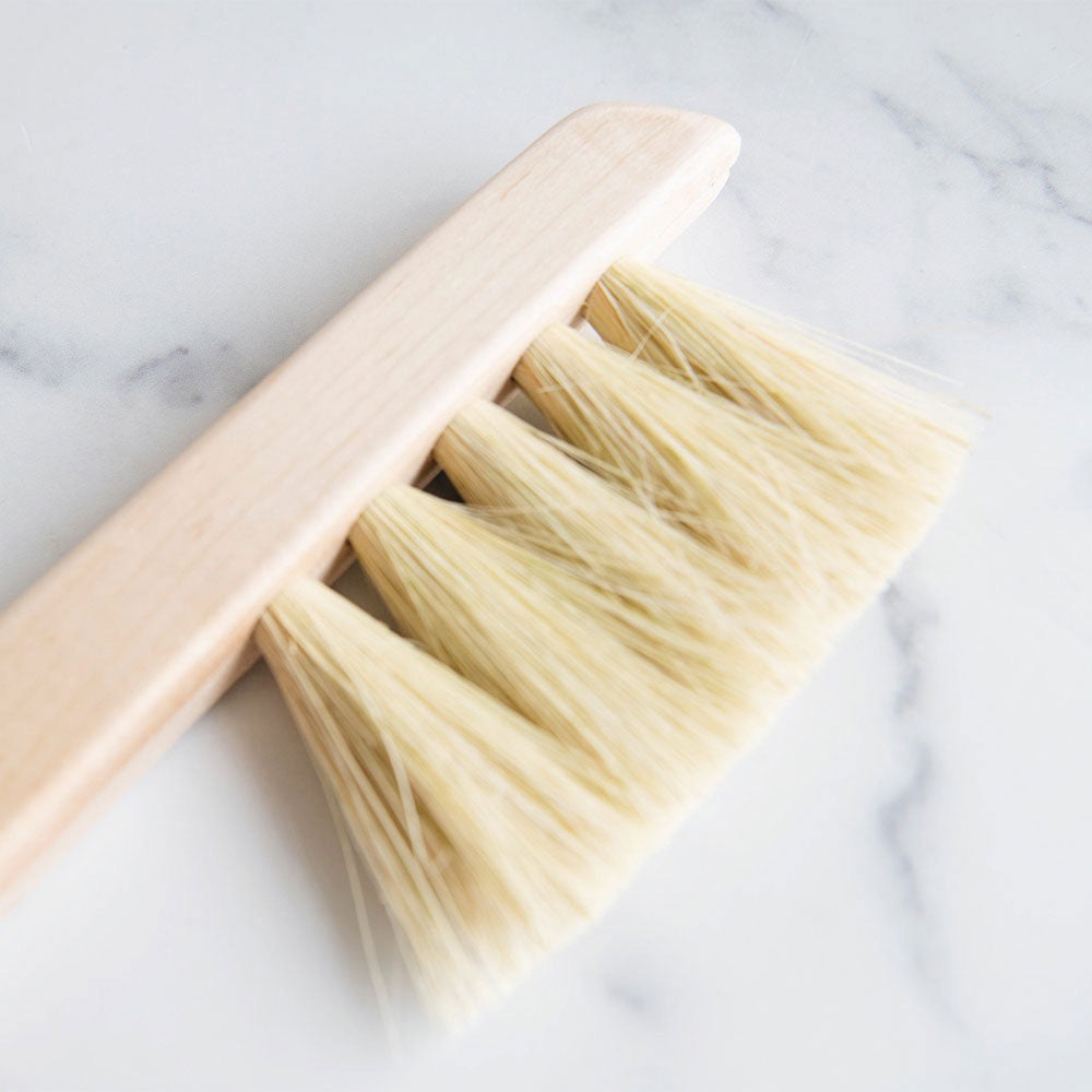 Large Wooden Counter Brush No. MT0989 - Premium Kitchen Cleaning Tool for Countertops, Tables & Hard Surfaces - Perfect for Home, Restaurant & Commercial Use