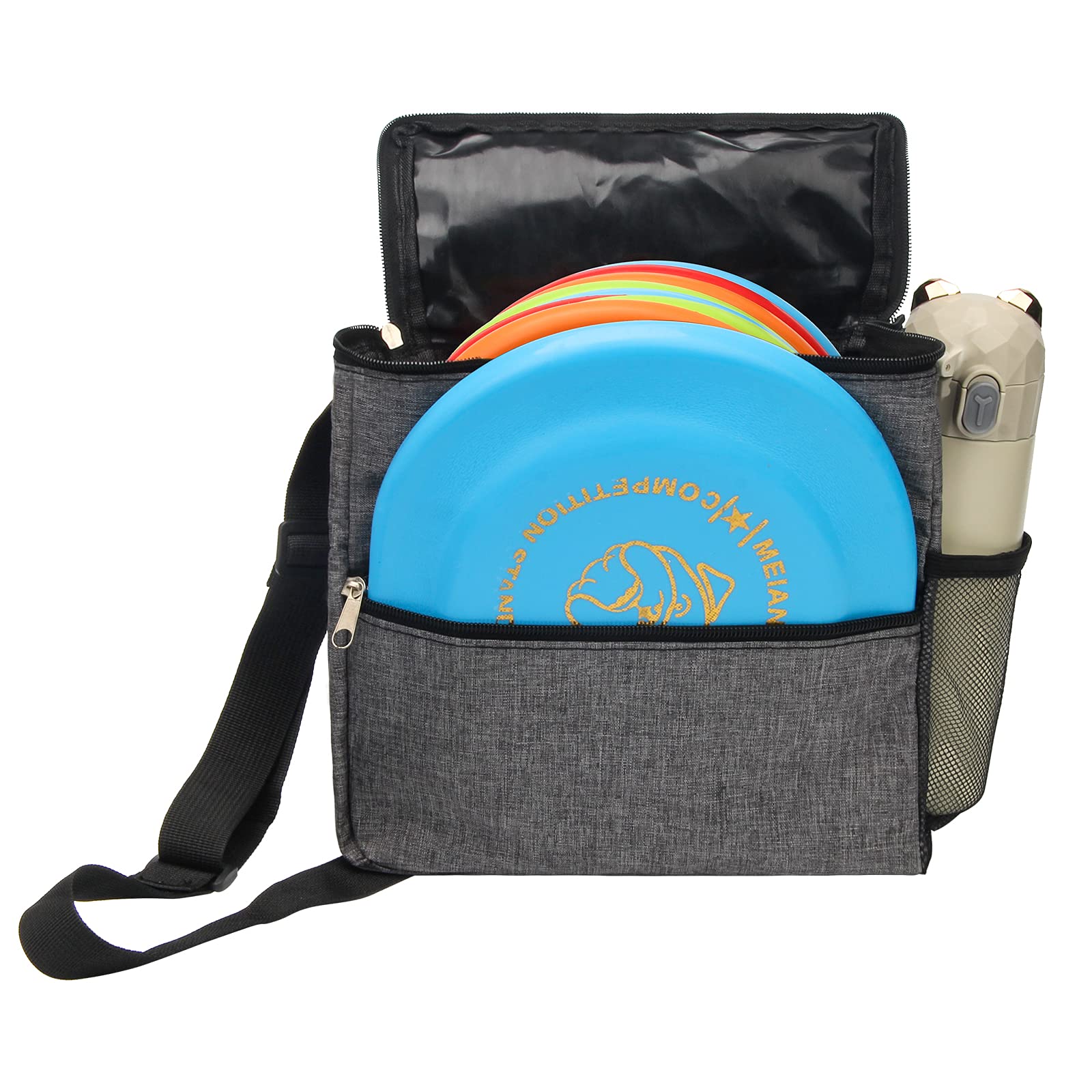 **Windspeed Cadet Disc Golf Bag – Waterproof & Portable Disc Golf Backpack with 10-Disc Capacity, Adjustable Strap – Perfect for Beginners & Pros – Ideal for Men & Women (Grey) – Great for Tournaments, Practice & Outdoor Play**