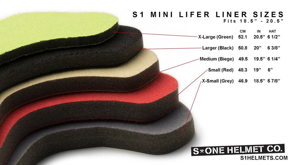S1 Lifer Helmet Replacement Liner - Comfortable & Breathable Padding for Motorcycle, Bike & Sports Helmets - Perfect for Riding, Racing & Outdoor Activities