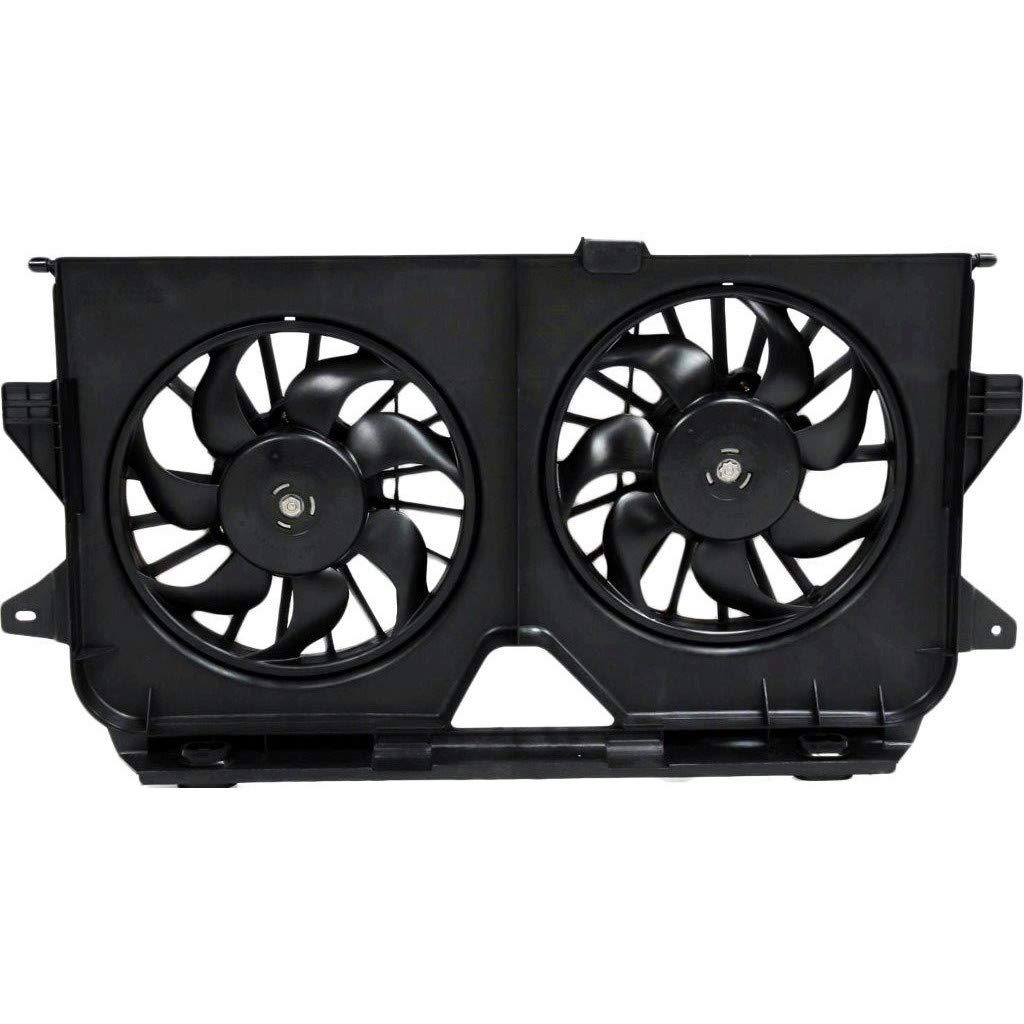 2005-2007 Chrysler Town & Country Radiator Cooling Fan Dual Fan Assembly - OEM CH3115145 & 4677695AB Replacement - Perfect for Overheating Prevention & AC Performance