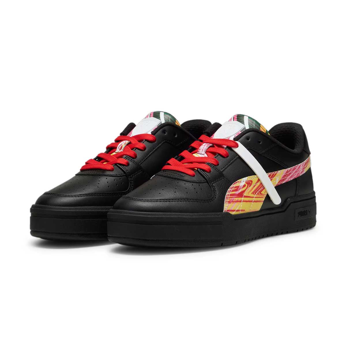 Scuderia Ferrari CA Pro 'Puma Black' Sneakers - Men's Running Shoes for Sports & Casual Wear - Lightweight Breathable Gym Training Shoes for Running, Workouts & Daily Use